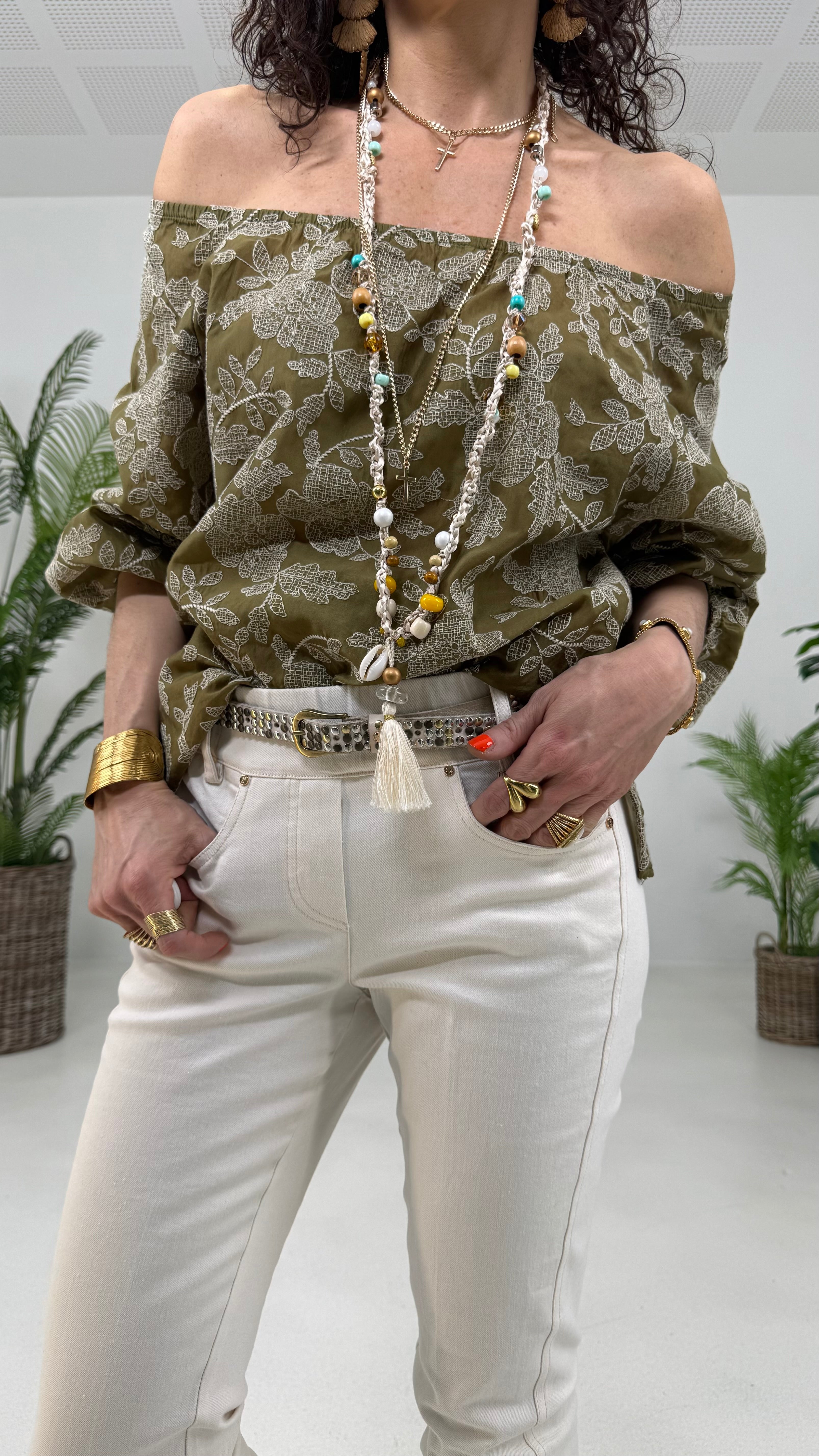 SHIFFER VOILE MANICA 3/4