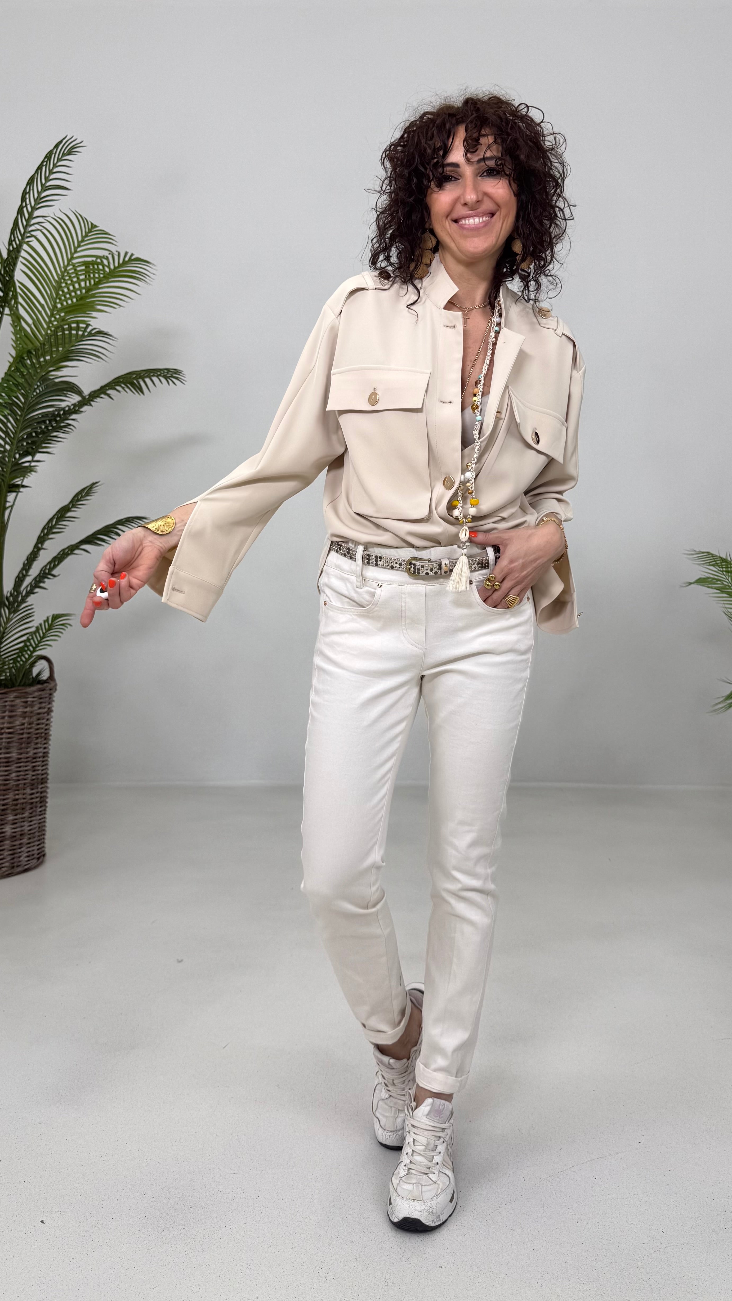 CAMICIA TASCONI IN CADY FLUIDO