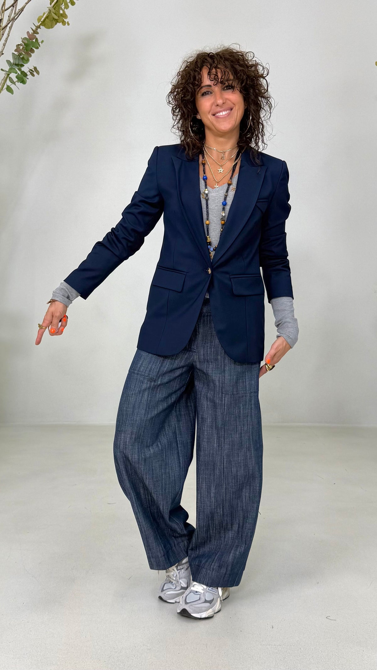 GIACCA BLAZER IN TECNICO FLUIDO