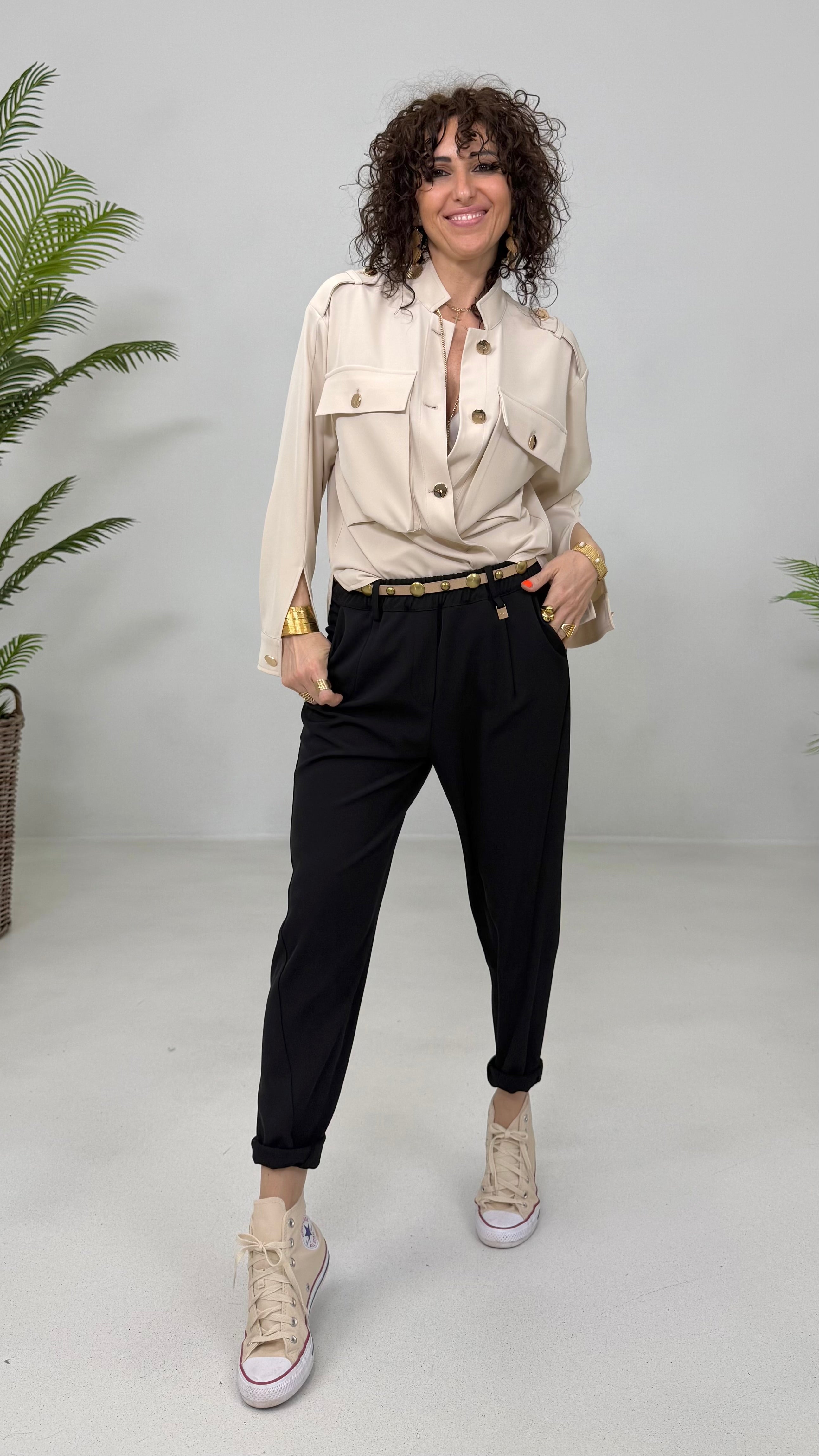 CAMICIA TASCONI IN CADY FLUIDO