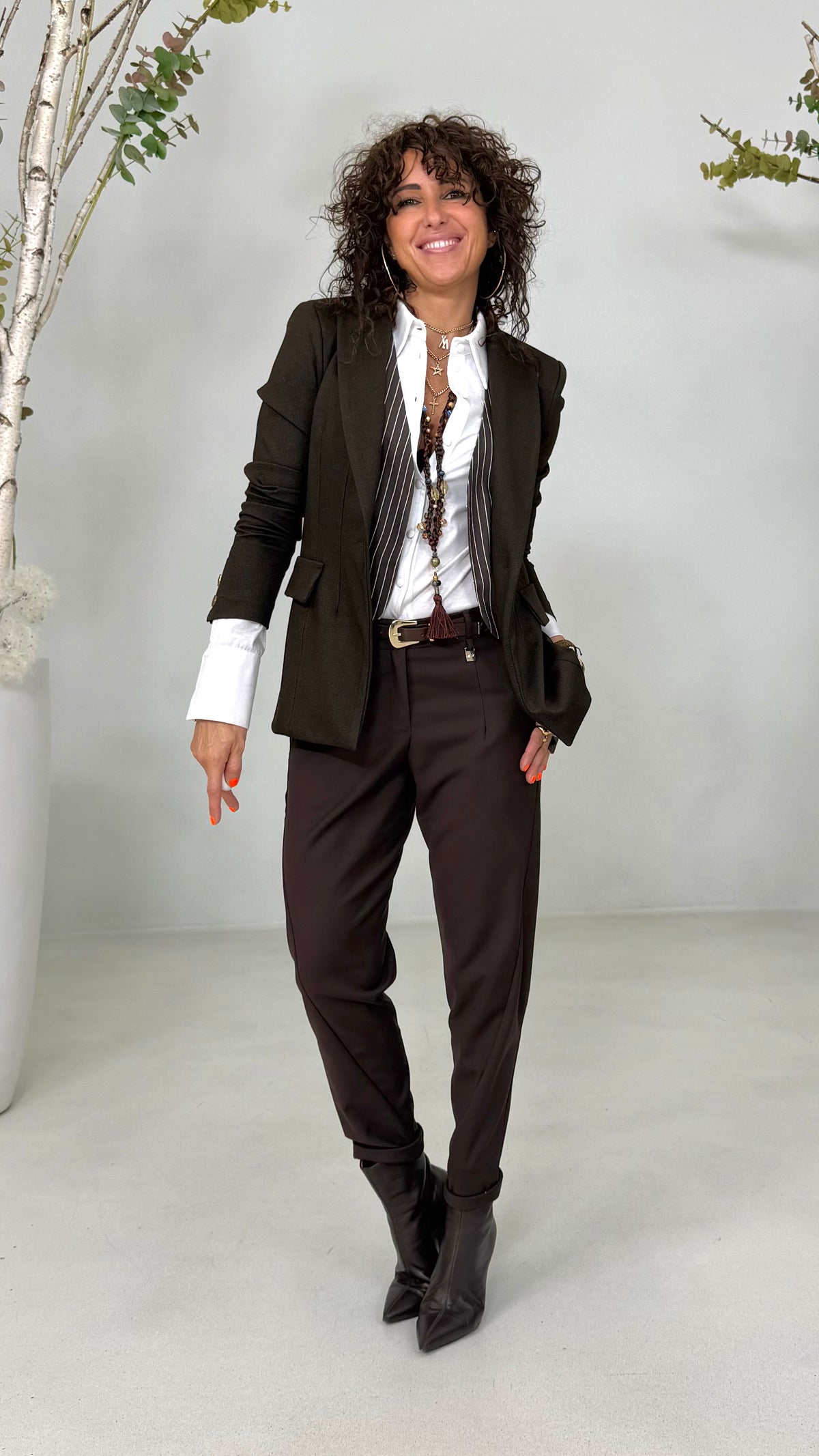 GIACCA IN TWILL PUNTO MAGLIA