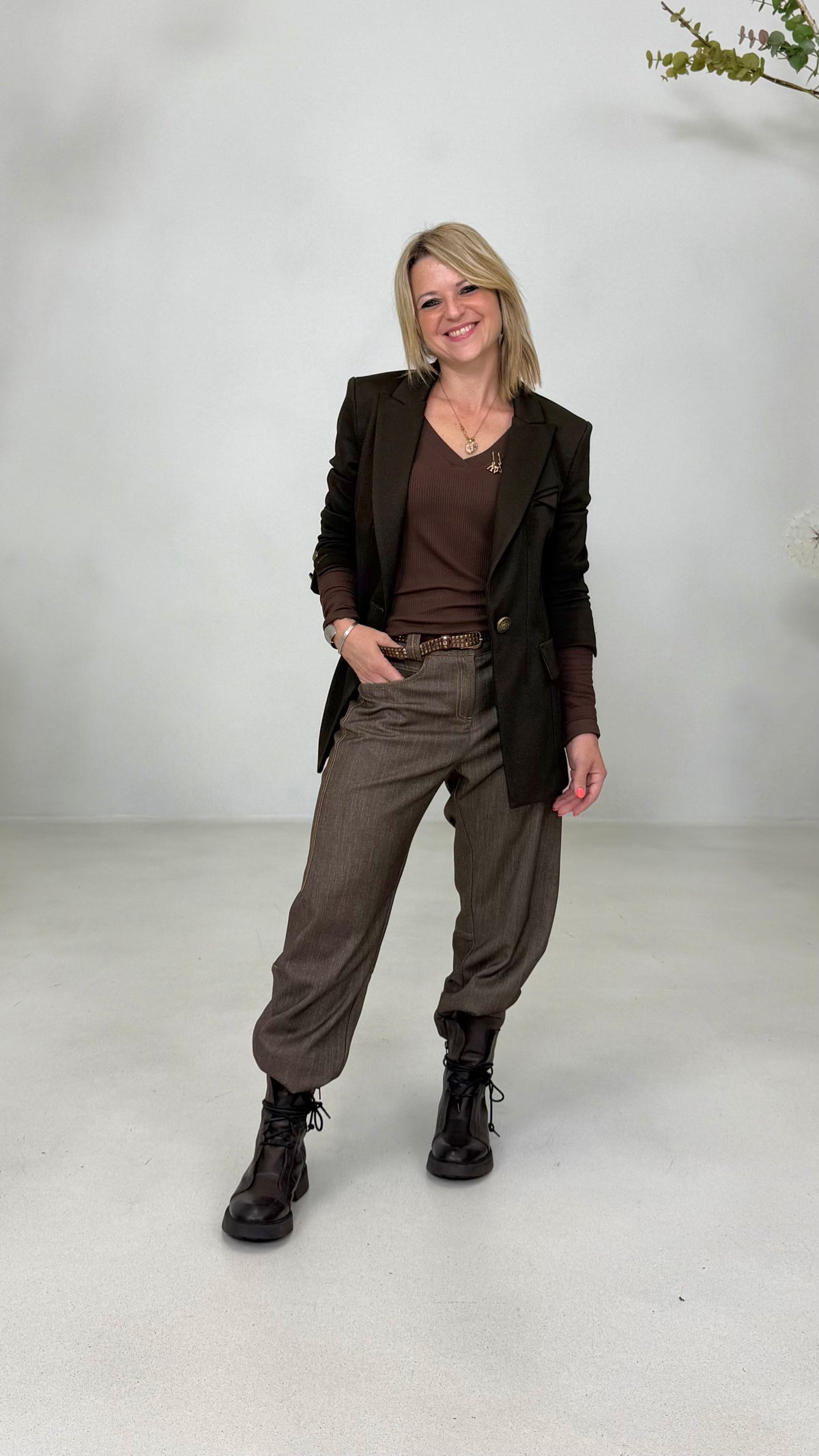 GIACCA IN TWILL PUNTO MAGLIA