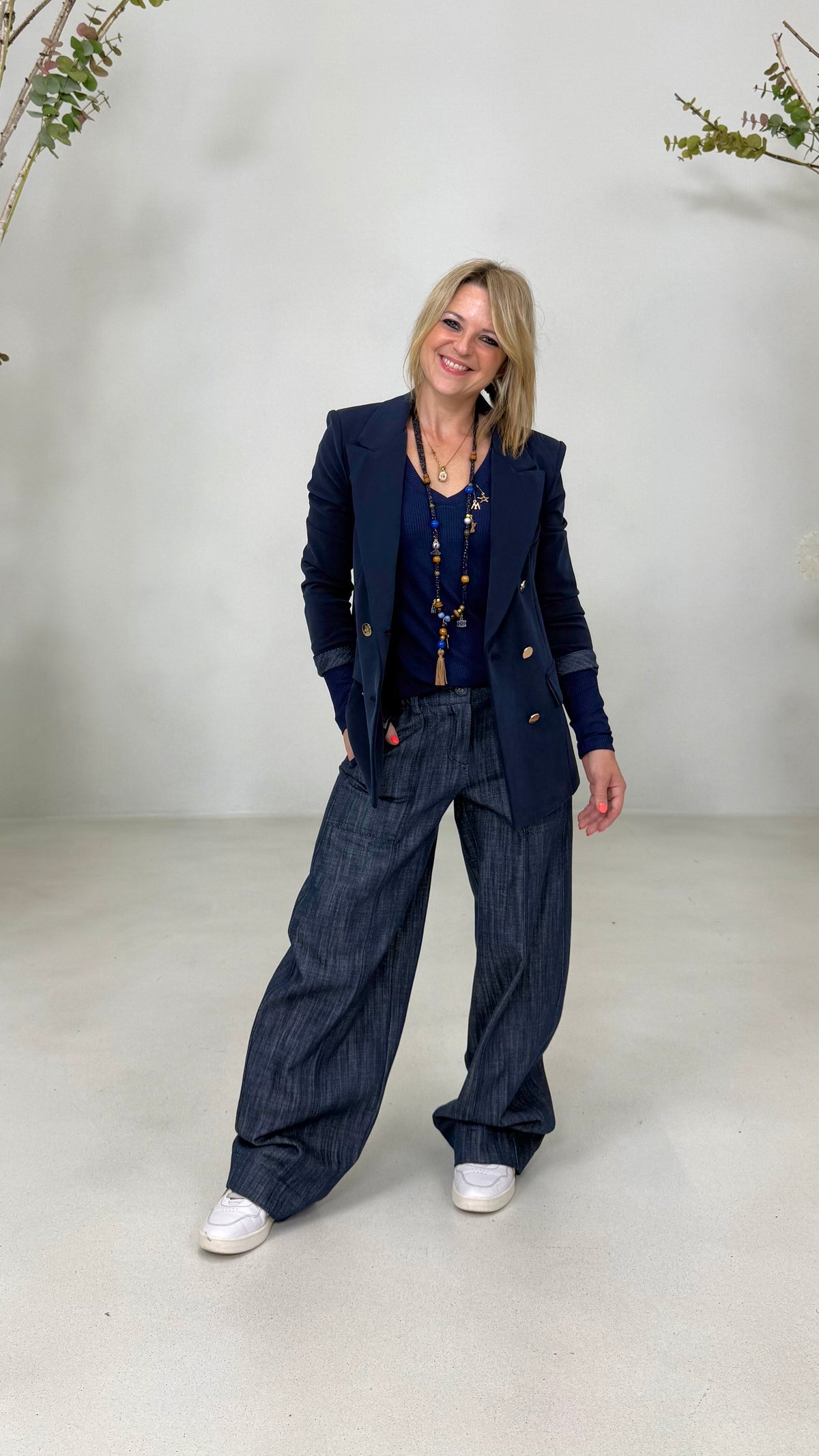NUOVO BALLOON IN DENIM 100% COTONE
