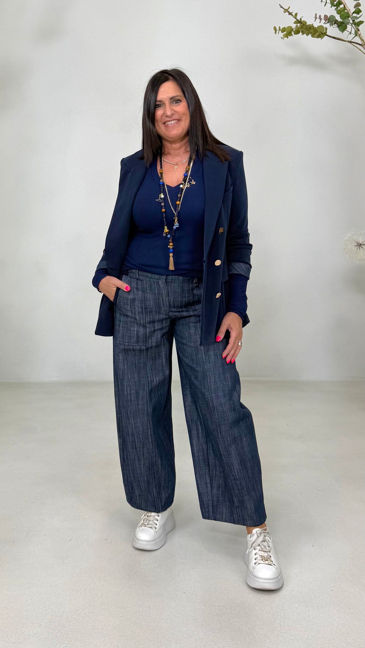 NUOVO BALLOON IN DENIM 100% COTONE