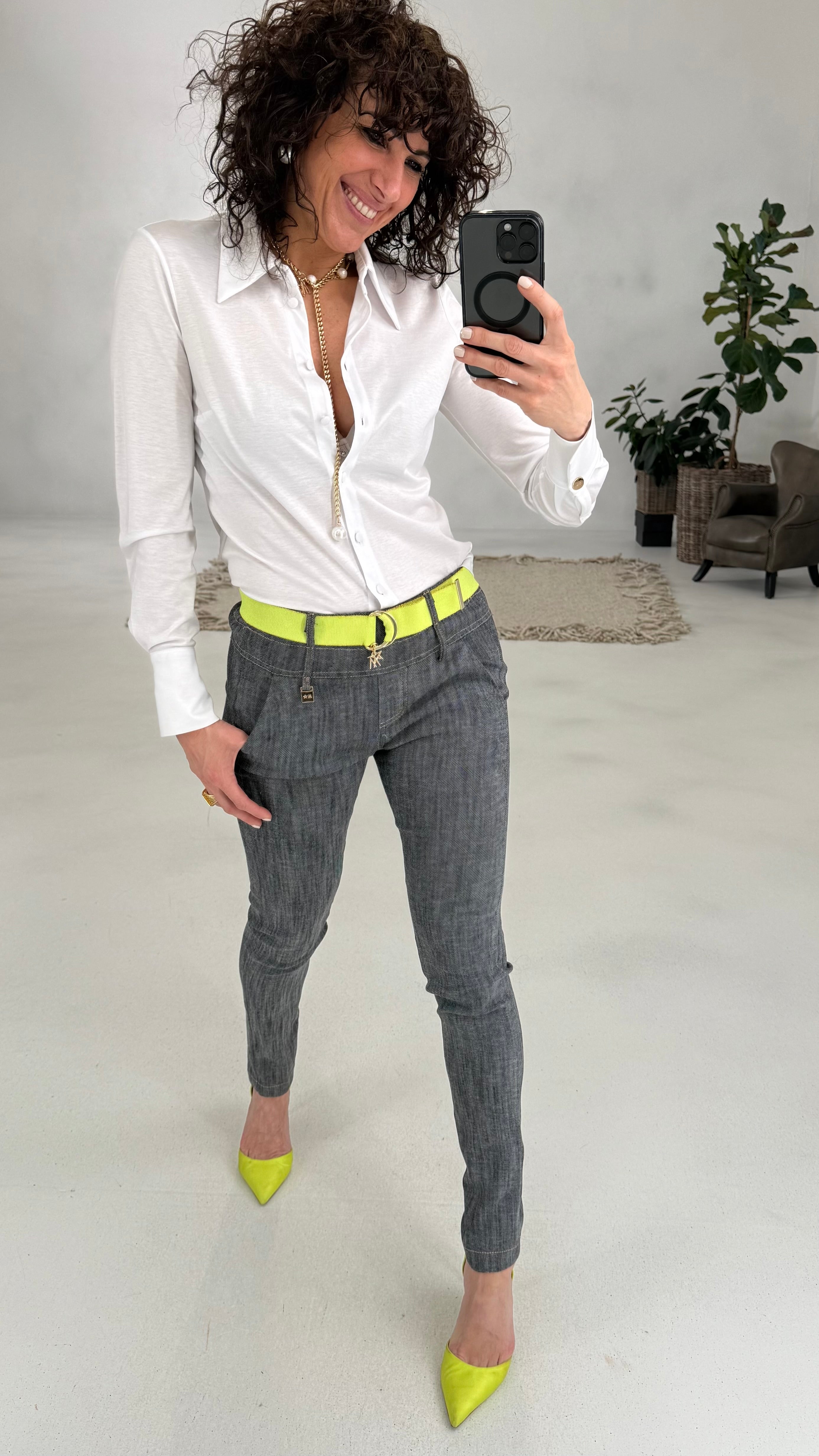 812 P25 NERO SKINNY ZERO STRESS TRAMA JEANS ELASTICO