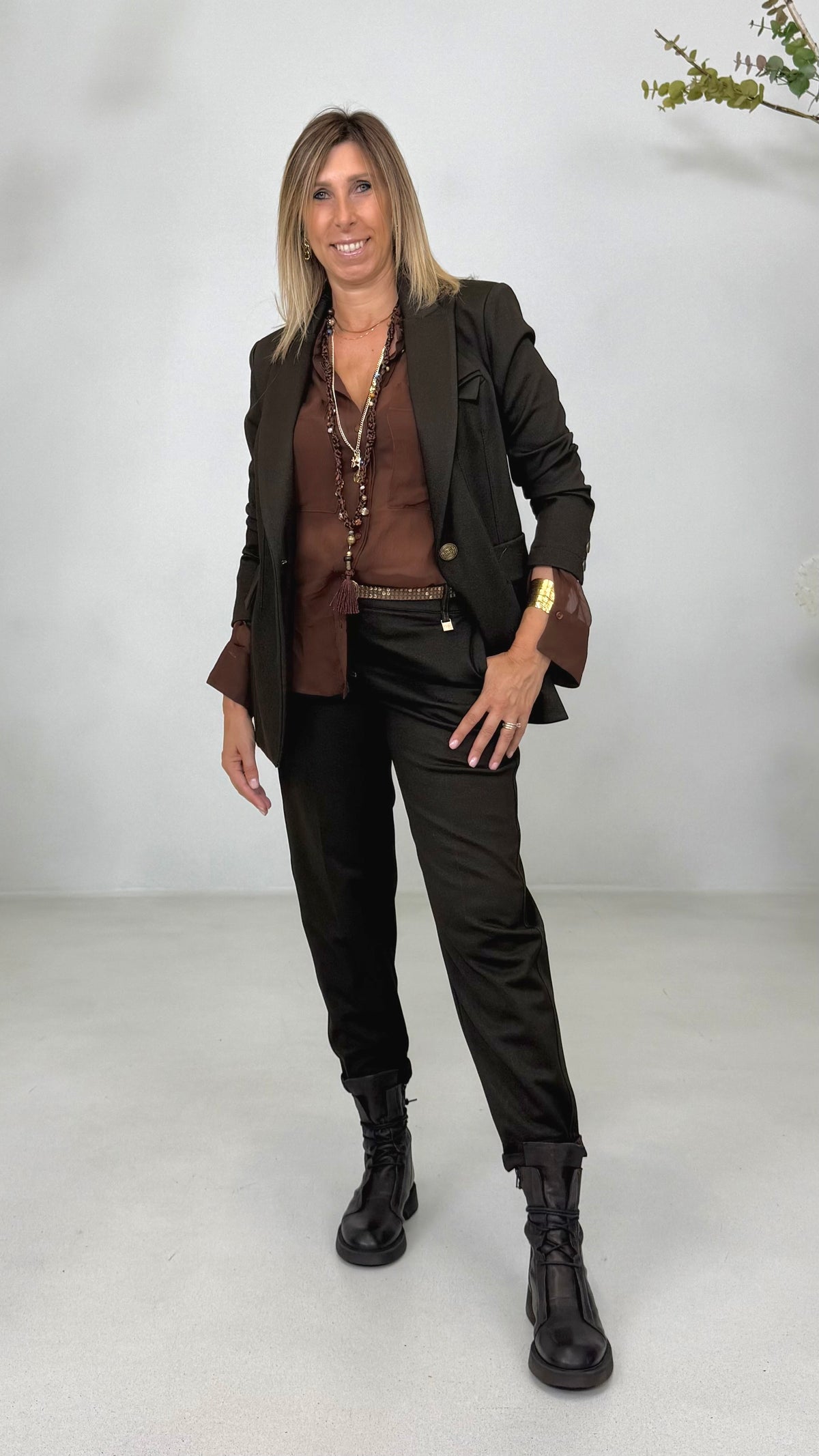 GIACCA IN TWILL PUNTO MAGLIA