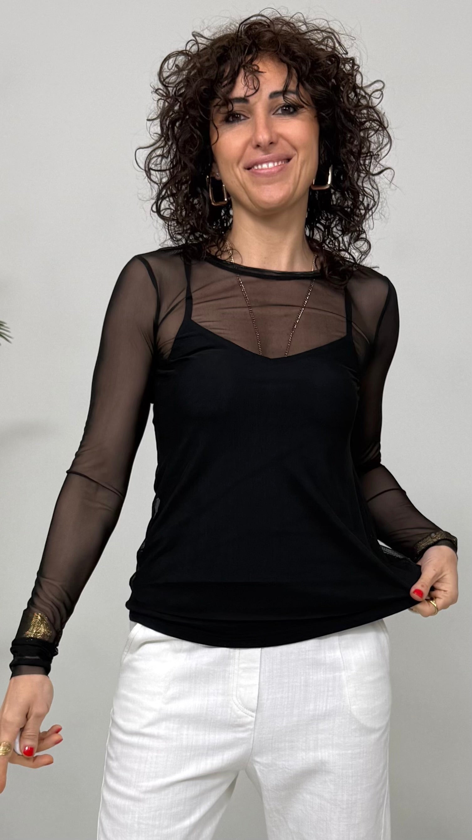 TWIN SET RETINA E TOP