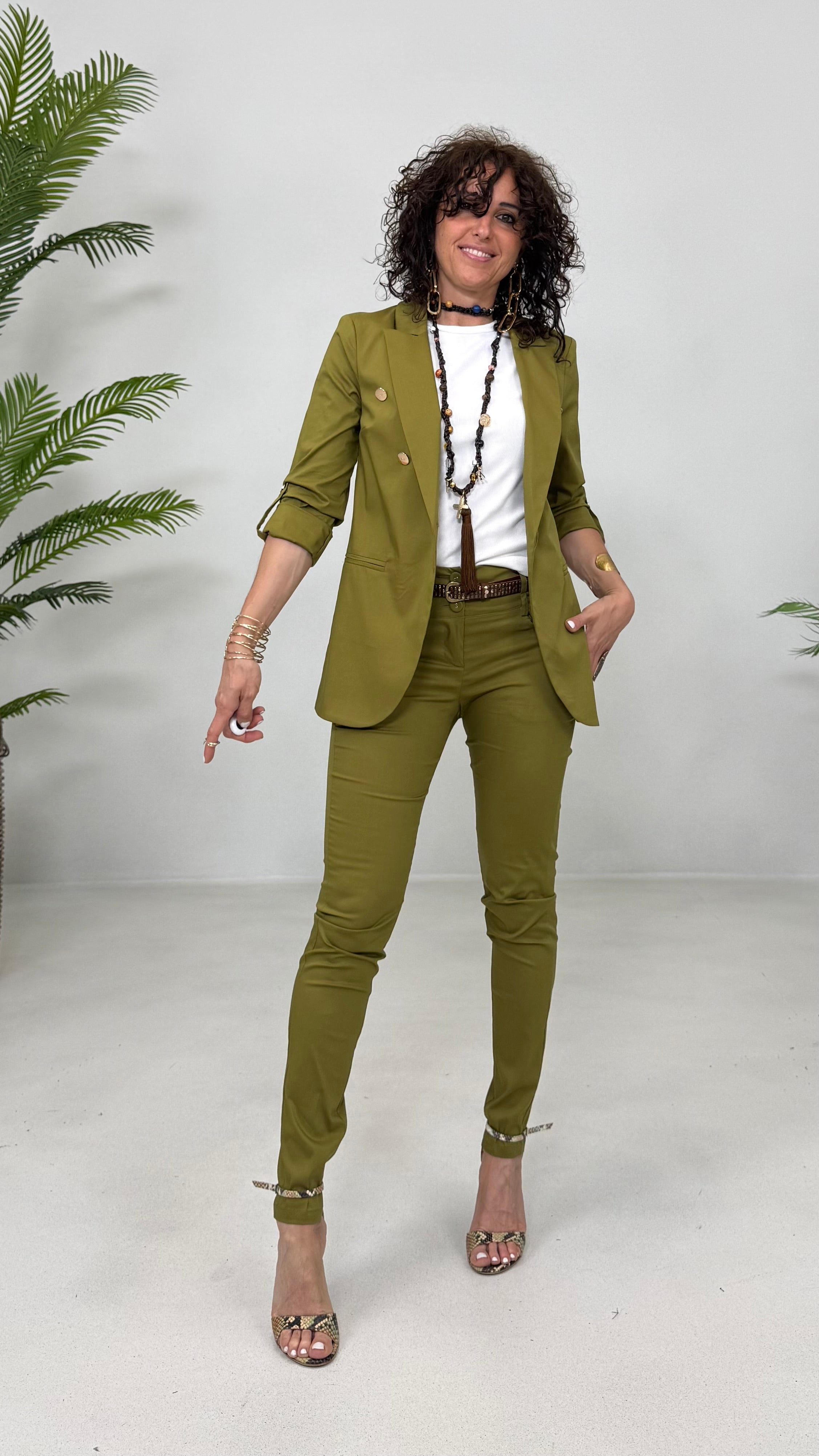 SKINNY IN PELLE D'UOVO
