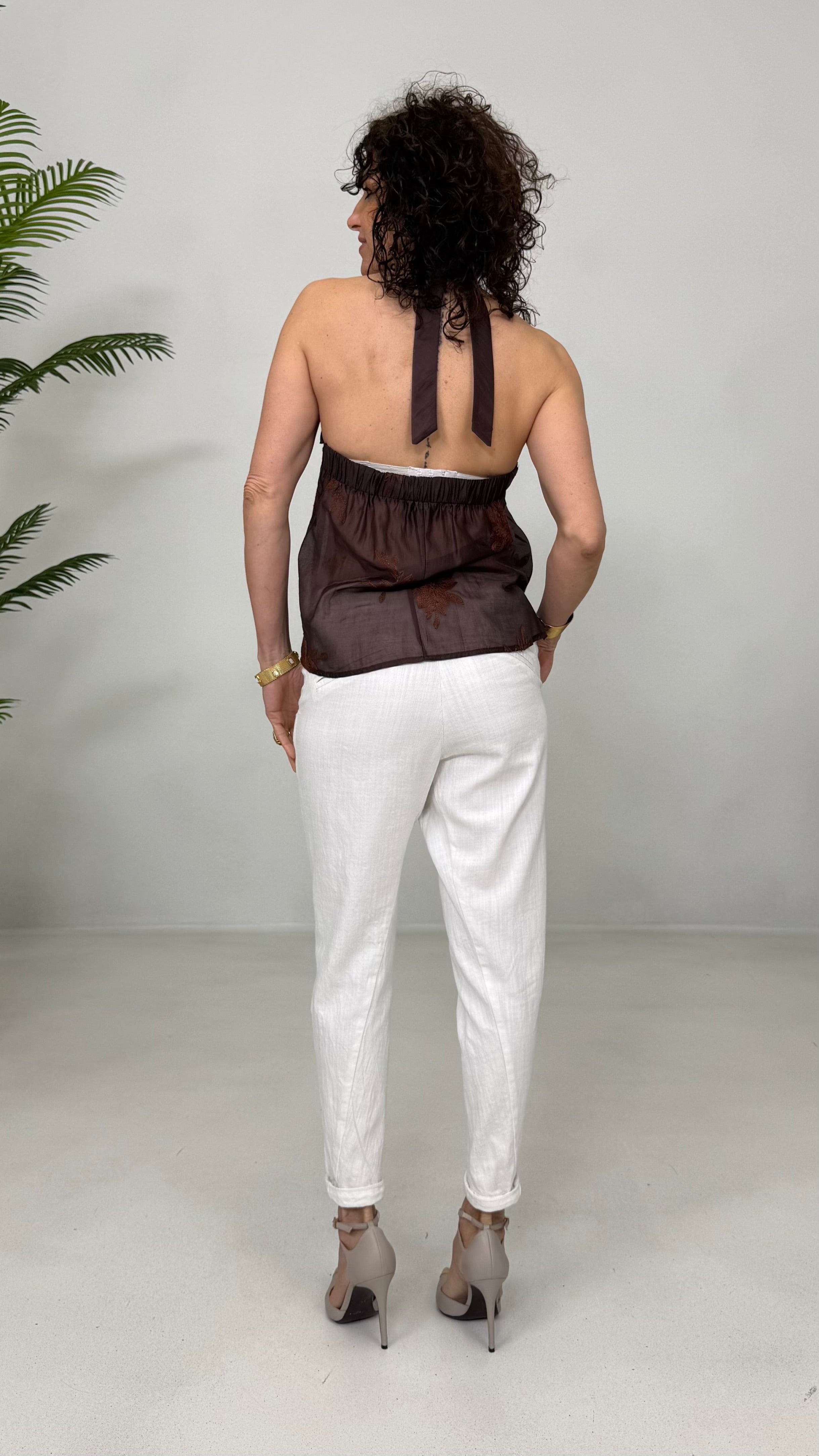 KIMONO TWINSET IN VOILE RICAMATO