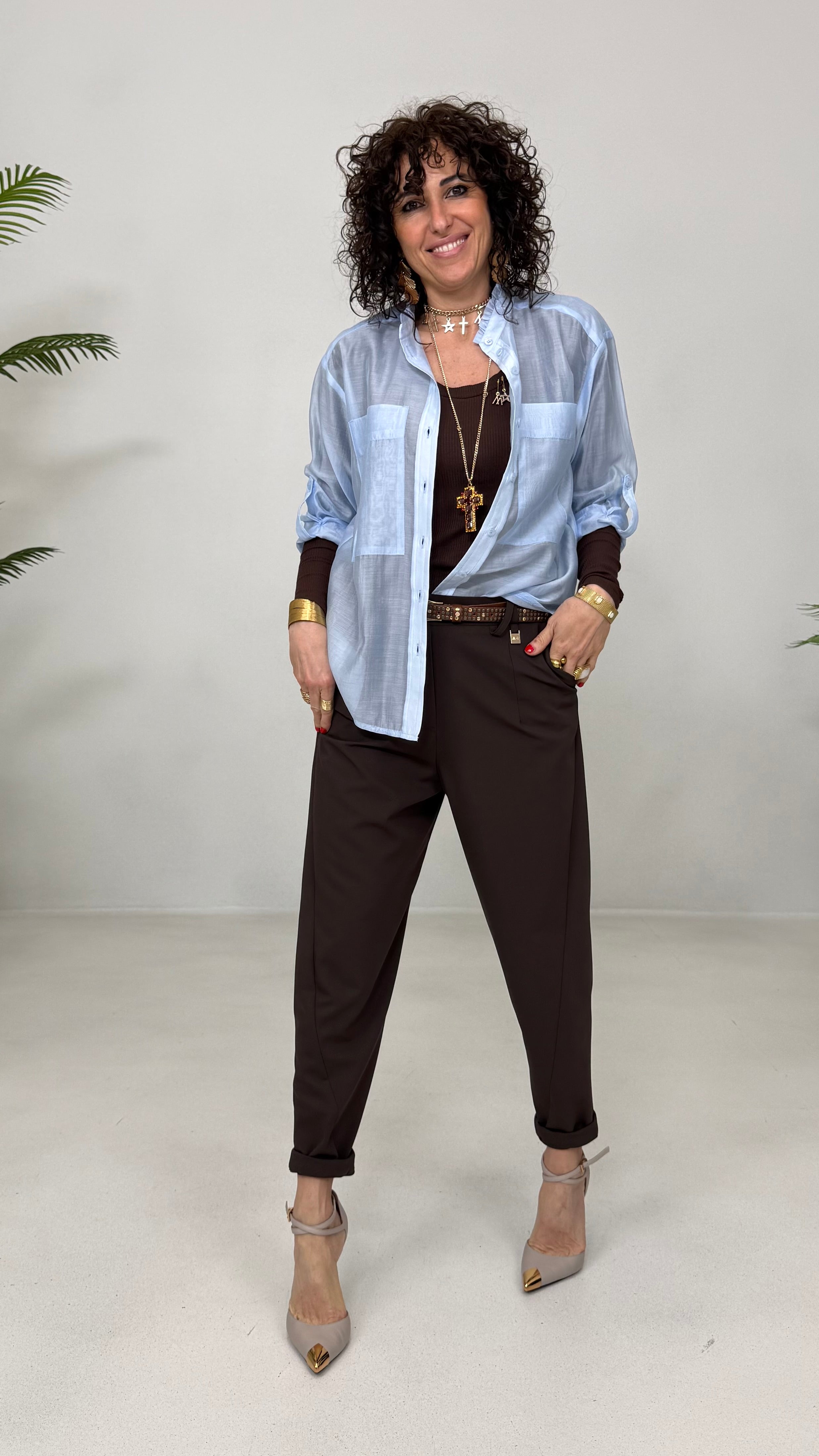 CAMICIA LINEA A UOMO IN VOILE