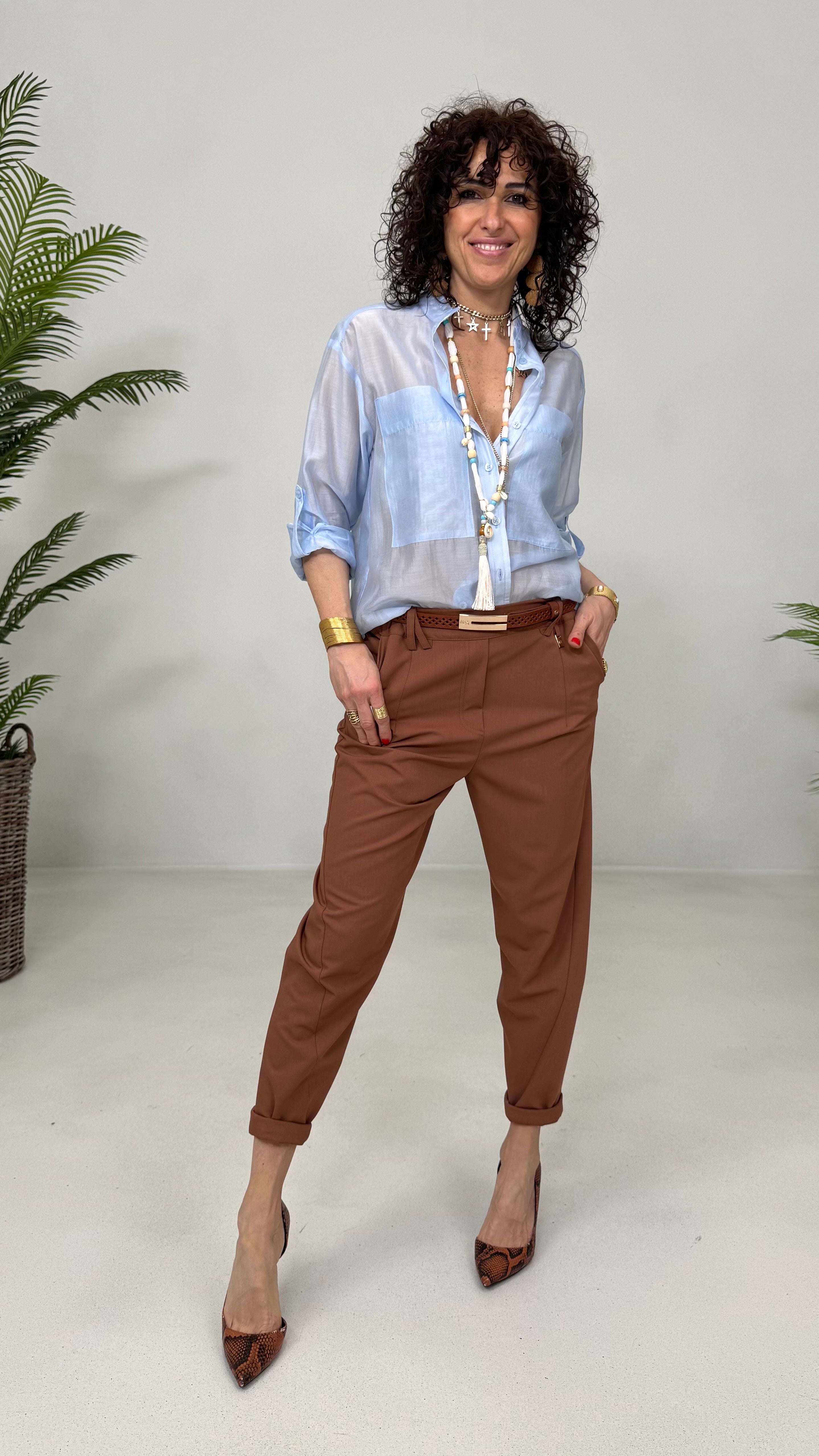 CAMICIA LINEA A UOMO IN VOILE