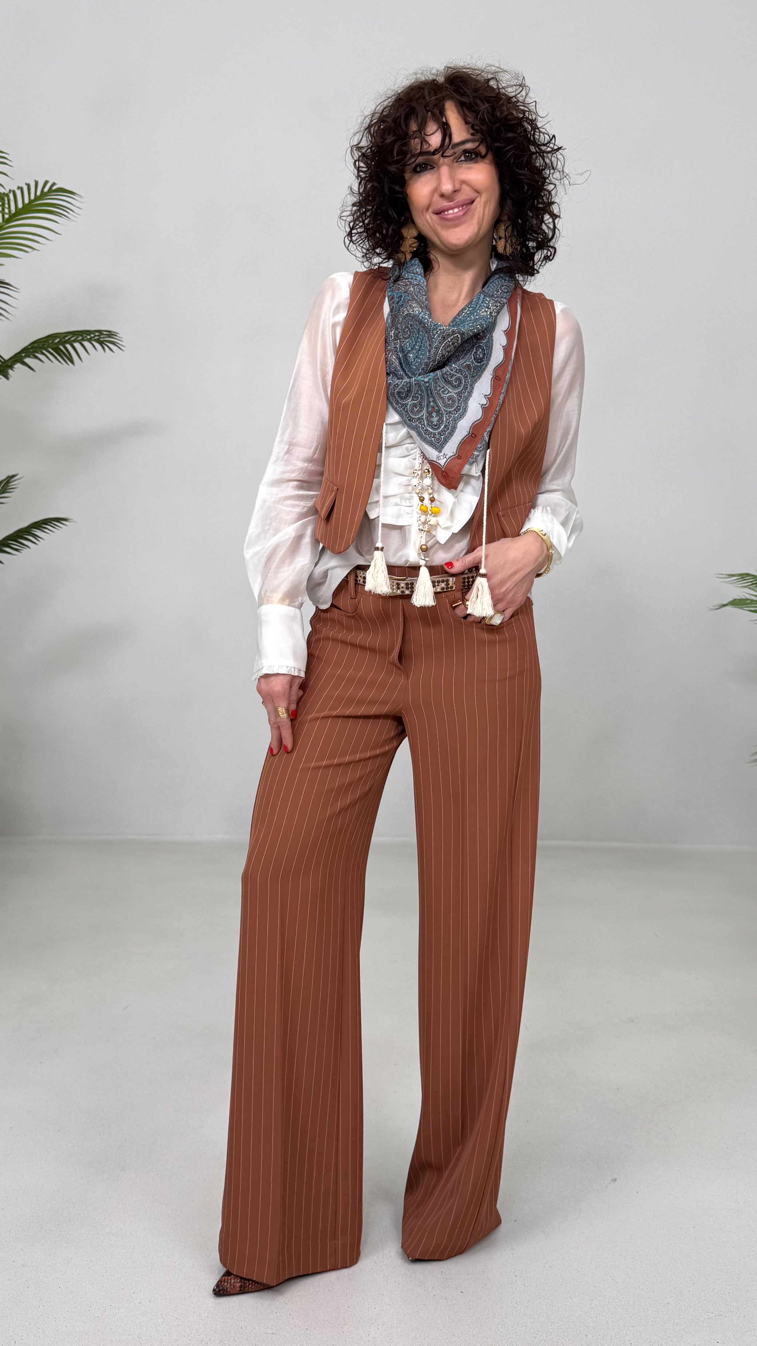 CAMICIA DOPPIA ROUCHES IN VOILE