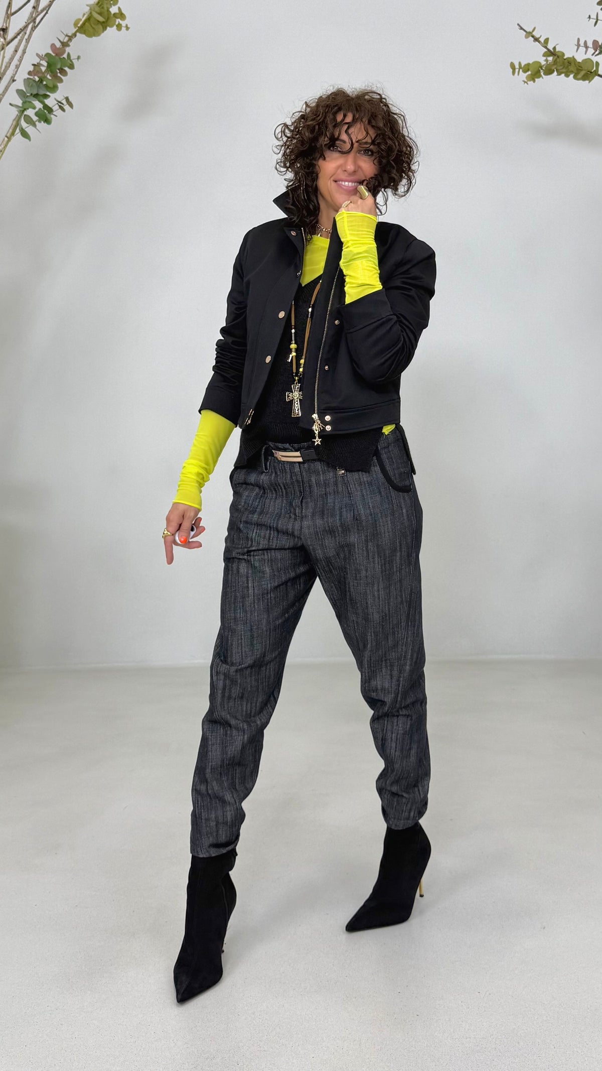 GILET MAGLIA SCOLLO A V IN CALDA VISCOSA
