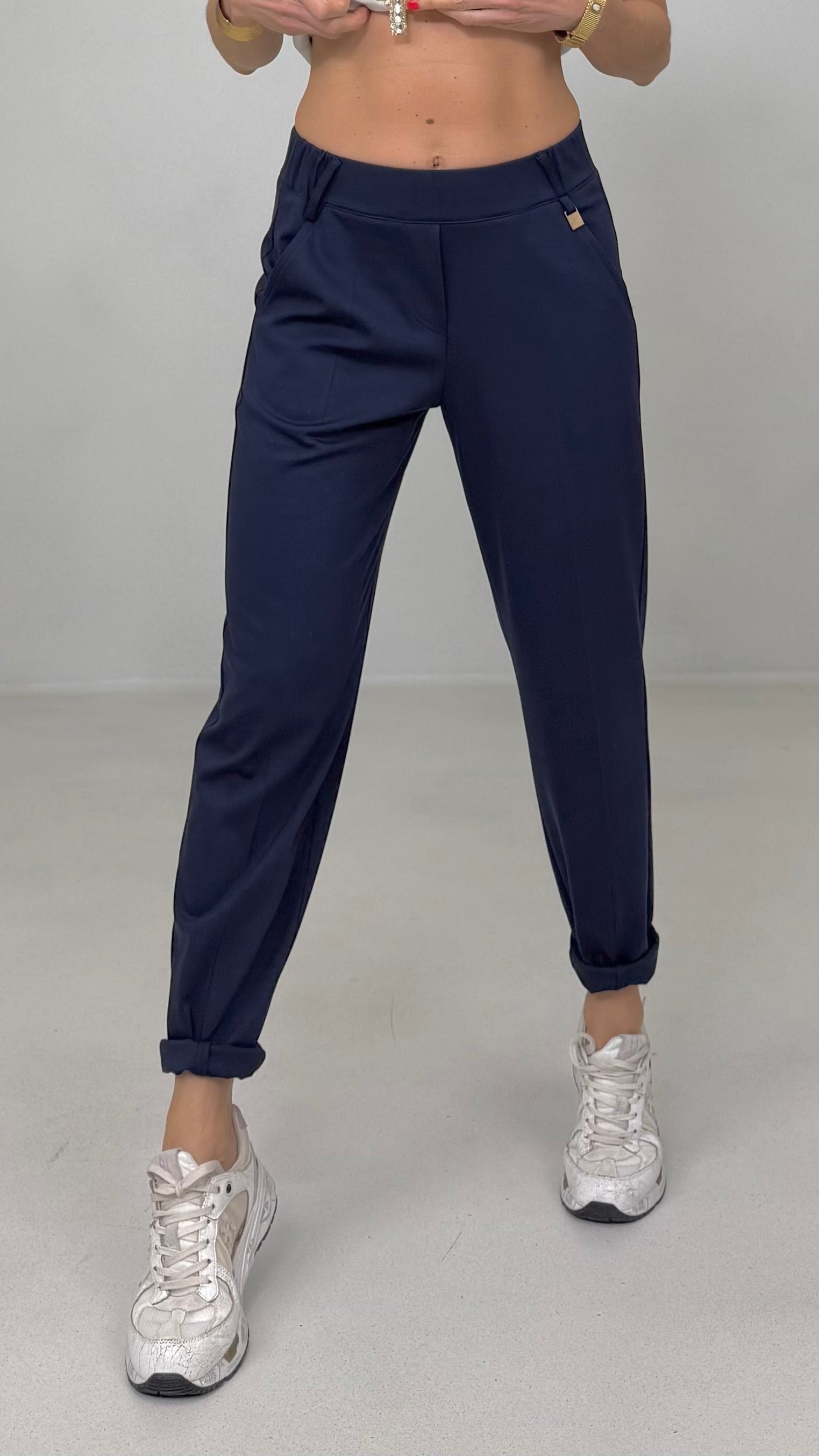 BAGGY IN PUNTO MILANO DI COTONE