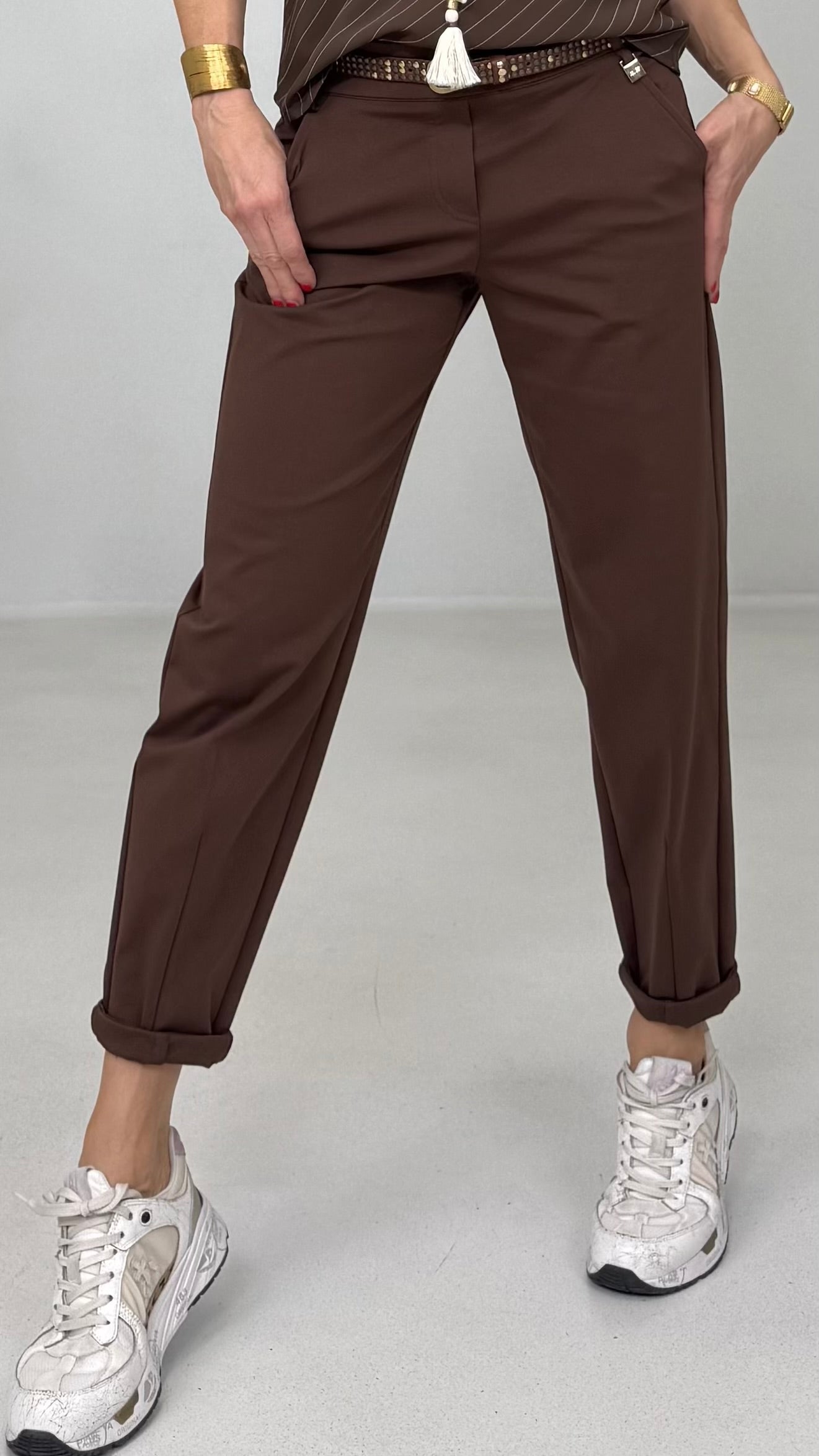 BAGGY IN PUNTO MILANO DI COTONE