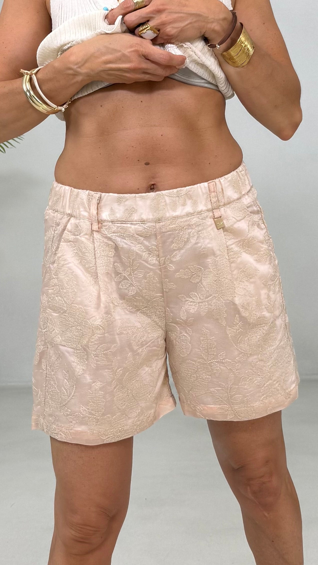 BERMUDA IN VOILE RICAMATO