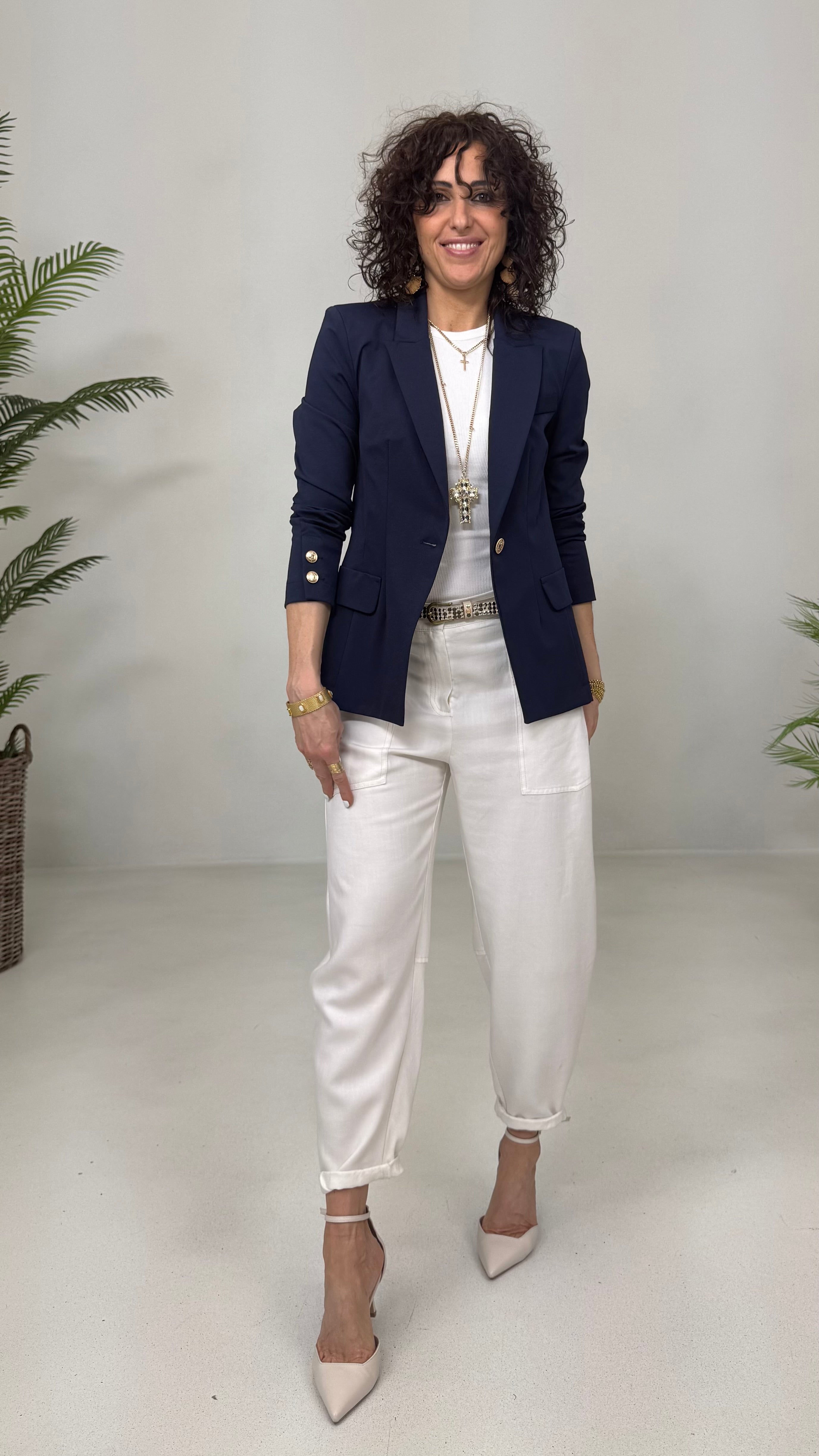 GIACCA IN PUNTO MILANO DI COTONE