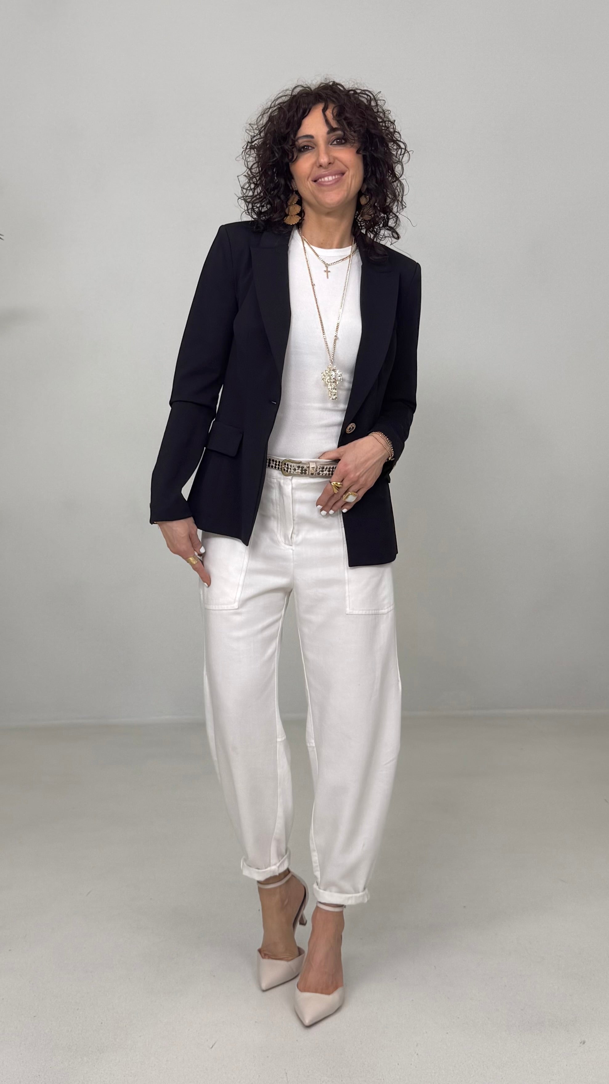 GIACCA IN PUNTO MILANO DI COTONE