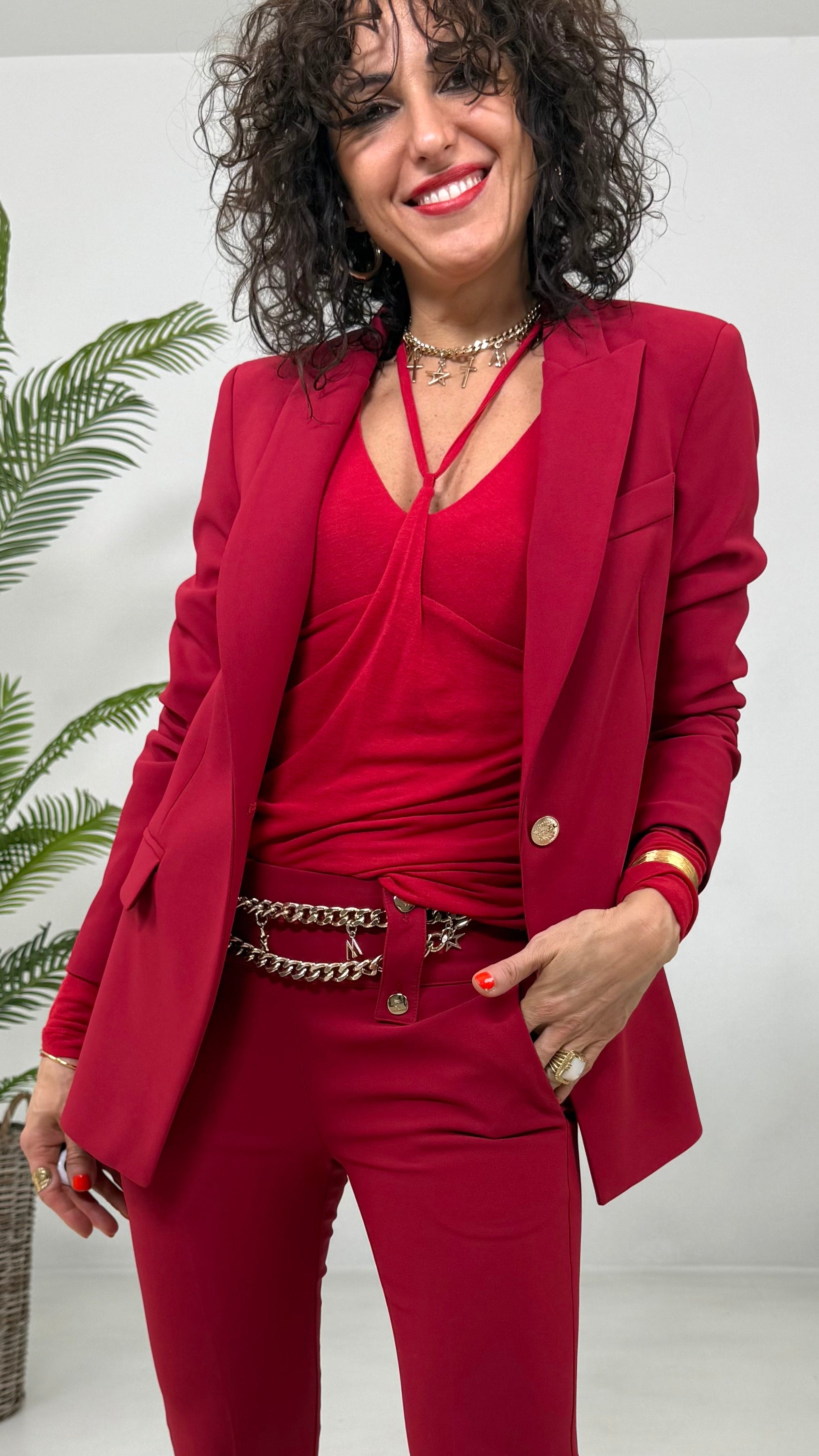 GIACCA BLAZER IN CADY TECNICO