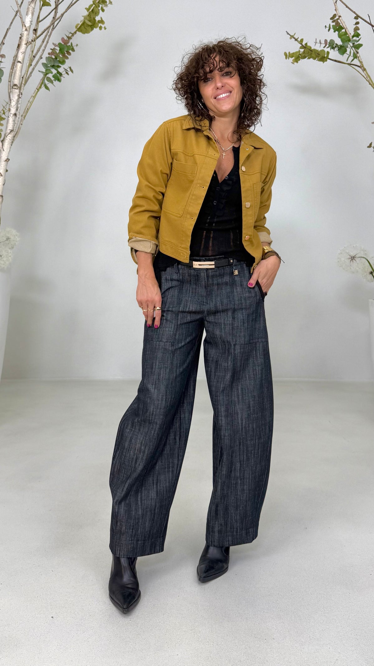NUOVO BALLOON IN DENIM 100% COTONE