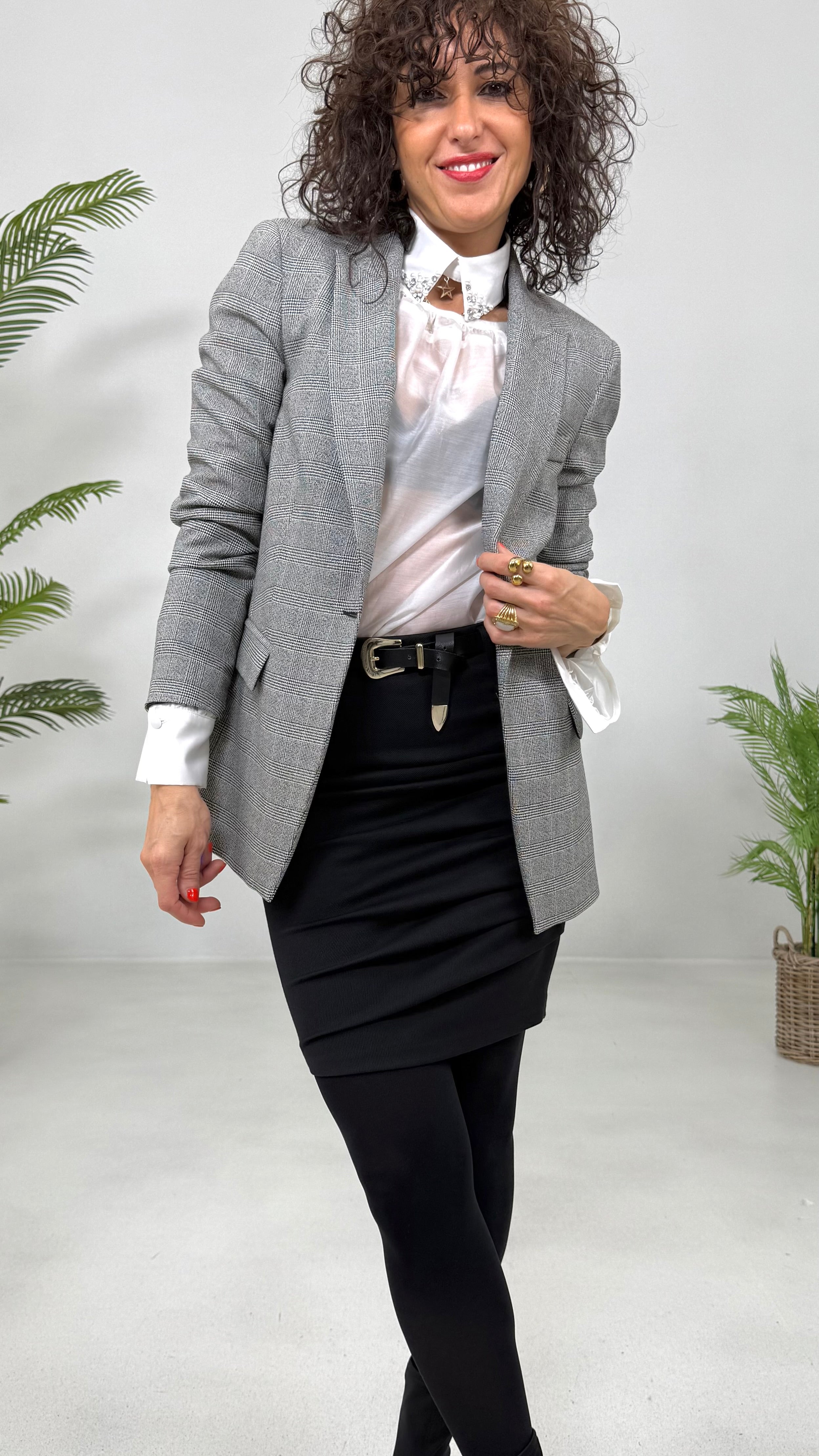 GONNA IN PUNTO MILANO DIAGONALE CON PIEGHE