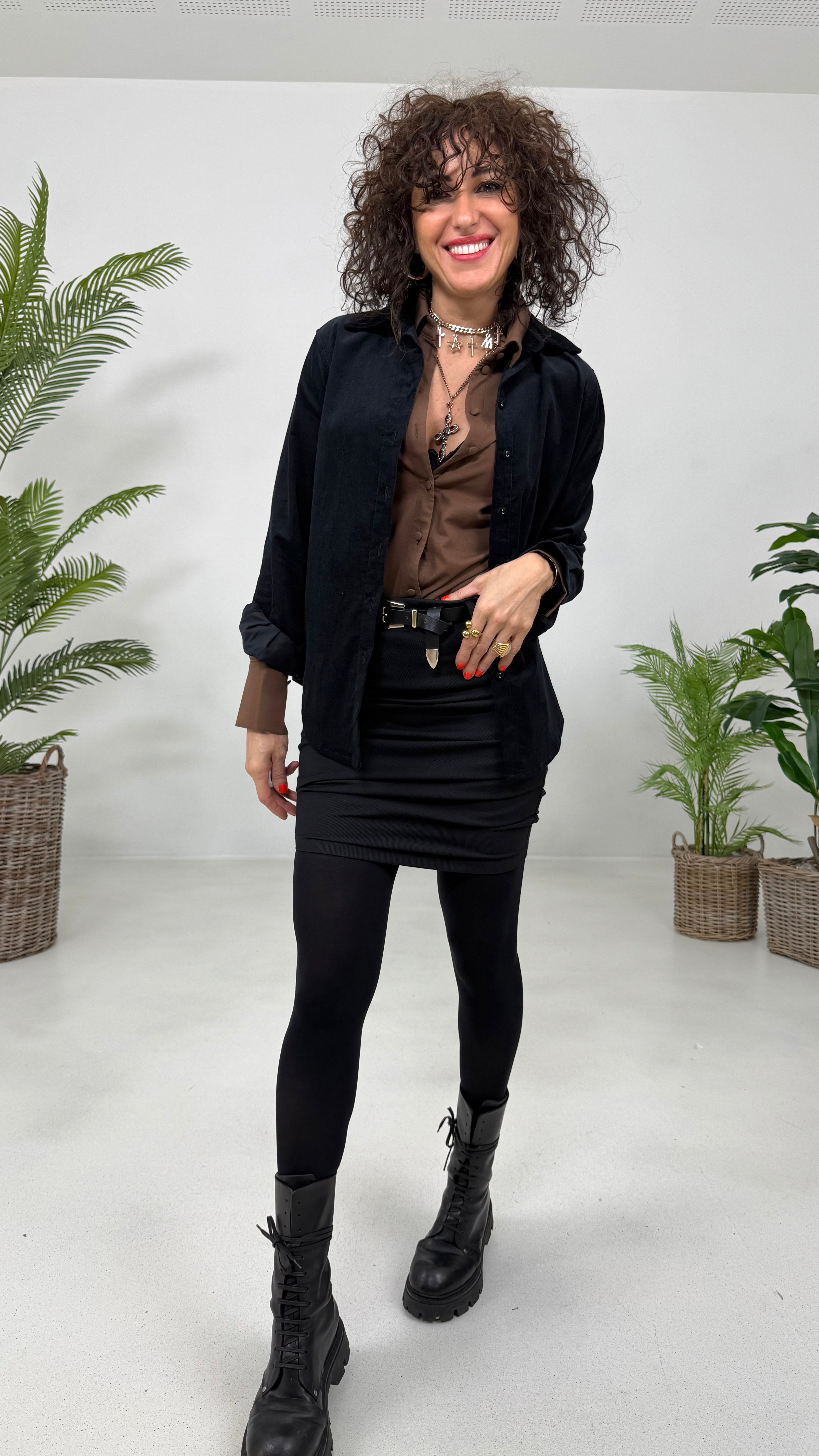 GONNA IN PUNTO MILANO DIAGONALE CON PIEGHE