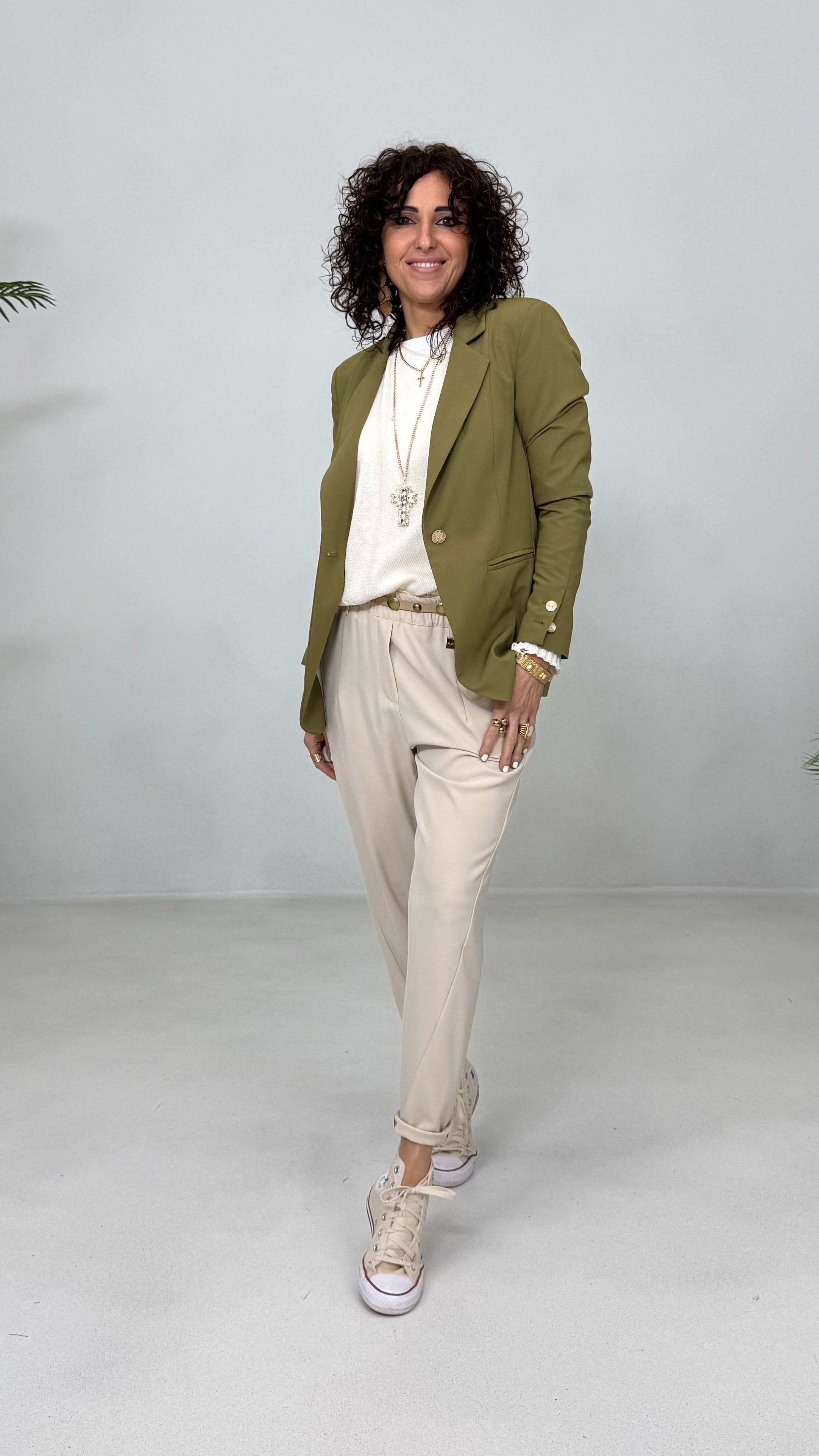 GIACCA BLAZER IN TECNICO FLUIDO