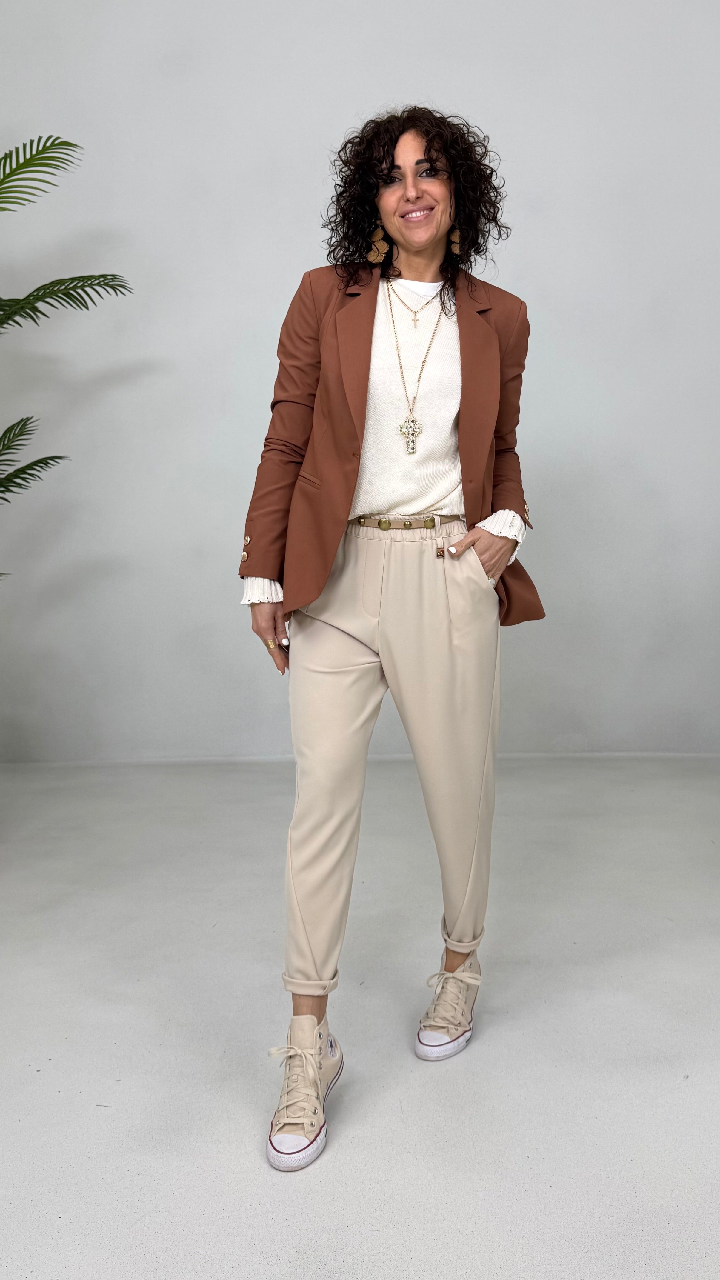 GIACCA BLAZER IN TECNICO FLUIDO