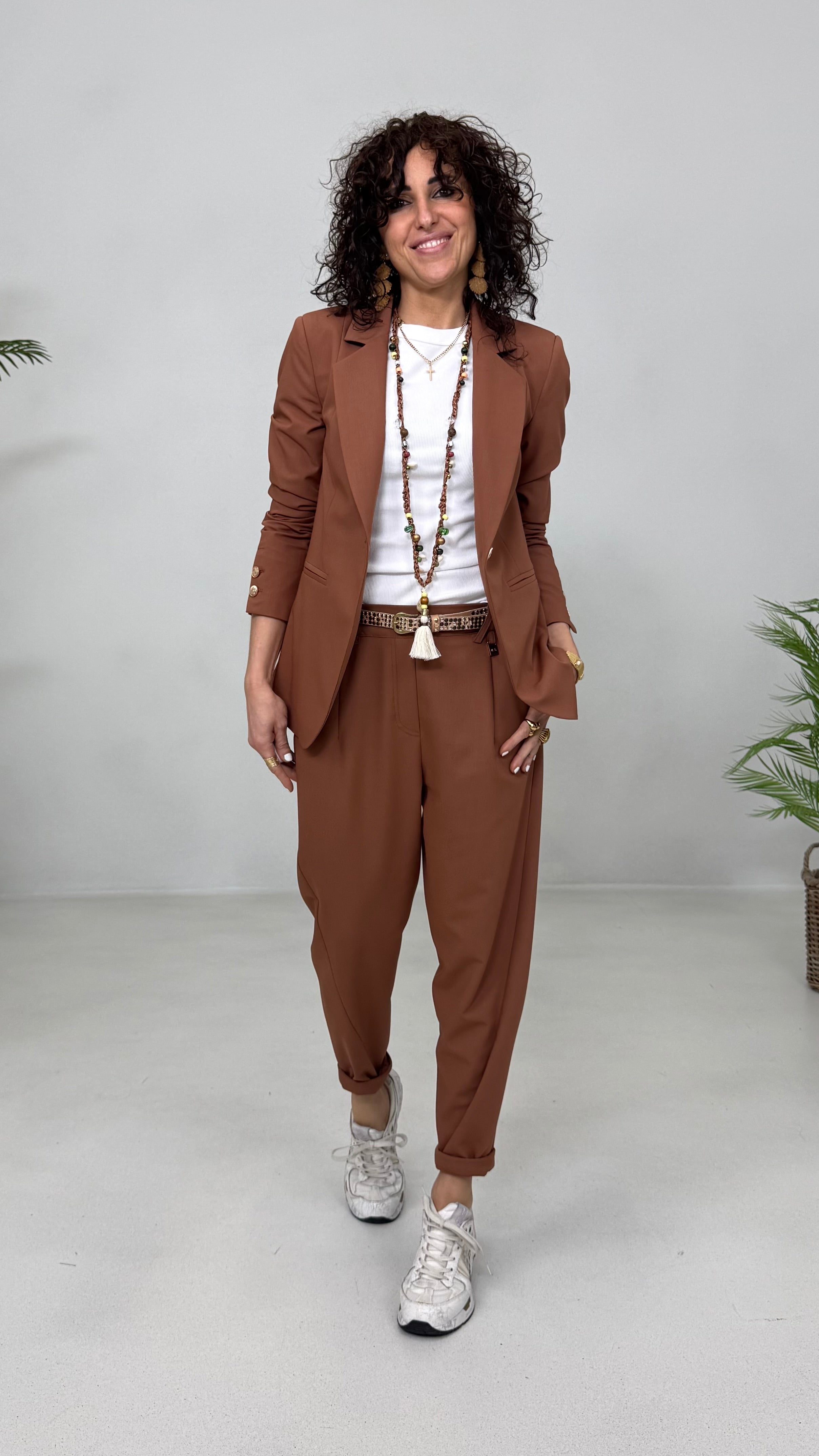 GIACCA BLAZER IN TECNICO FLUIDO