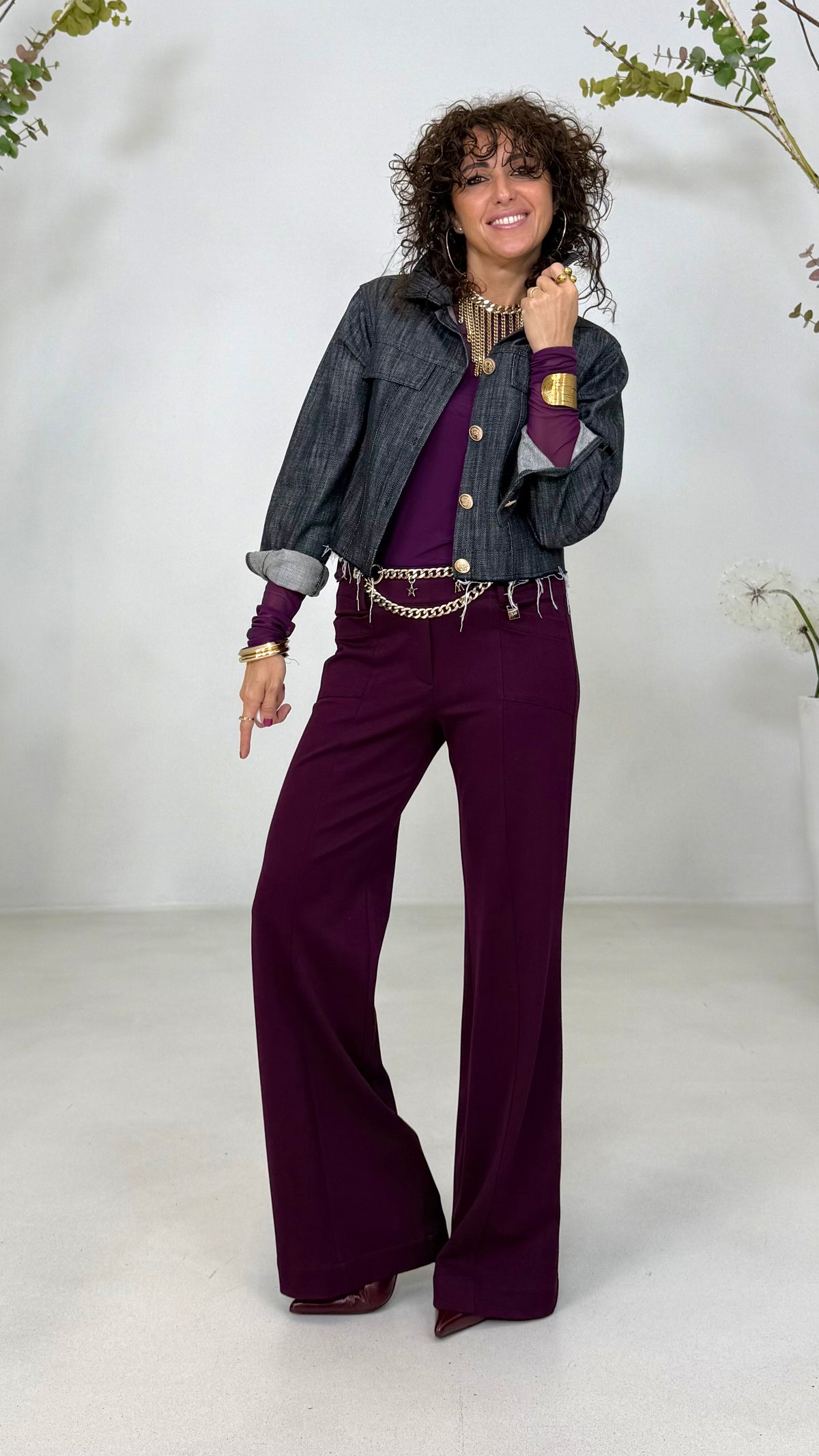 GIUBBINO JEANS IN DENIM 100% COTONE