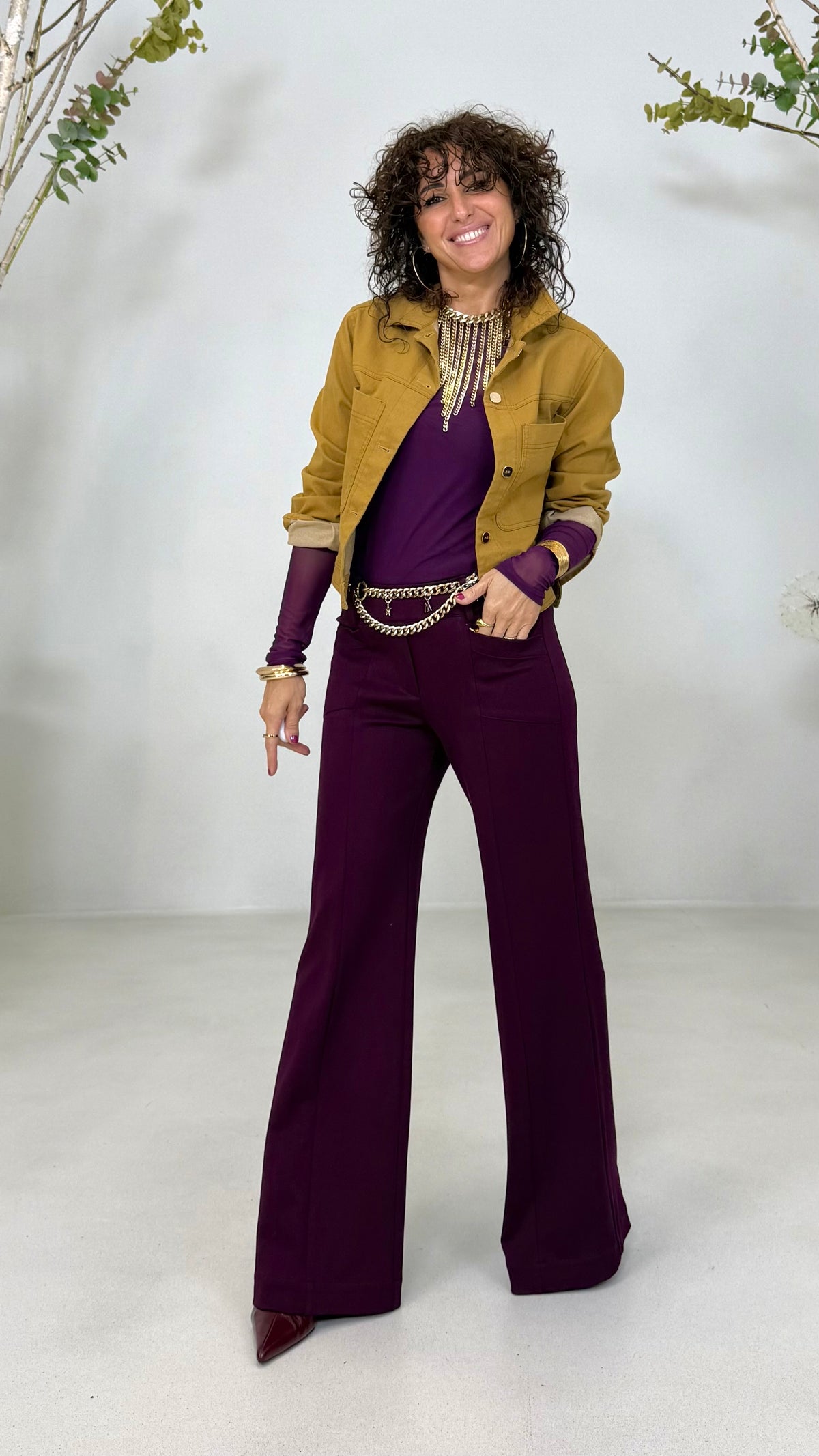 GIUBBETTO JEANS IN DENIM ELASTICIZZATO