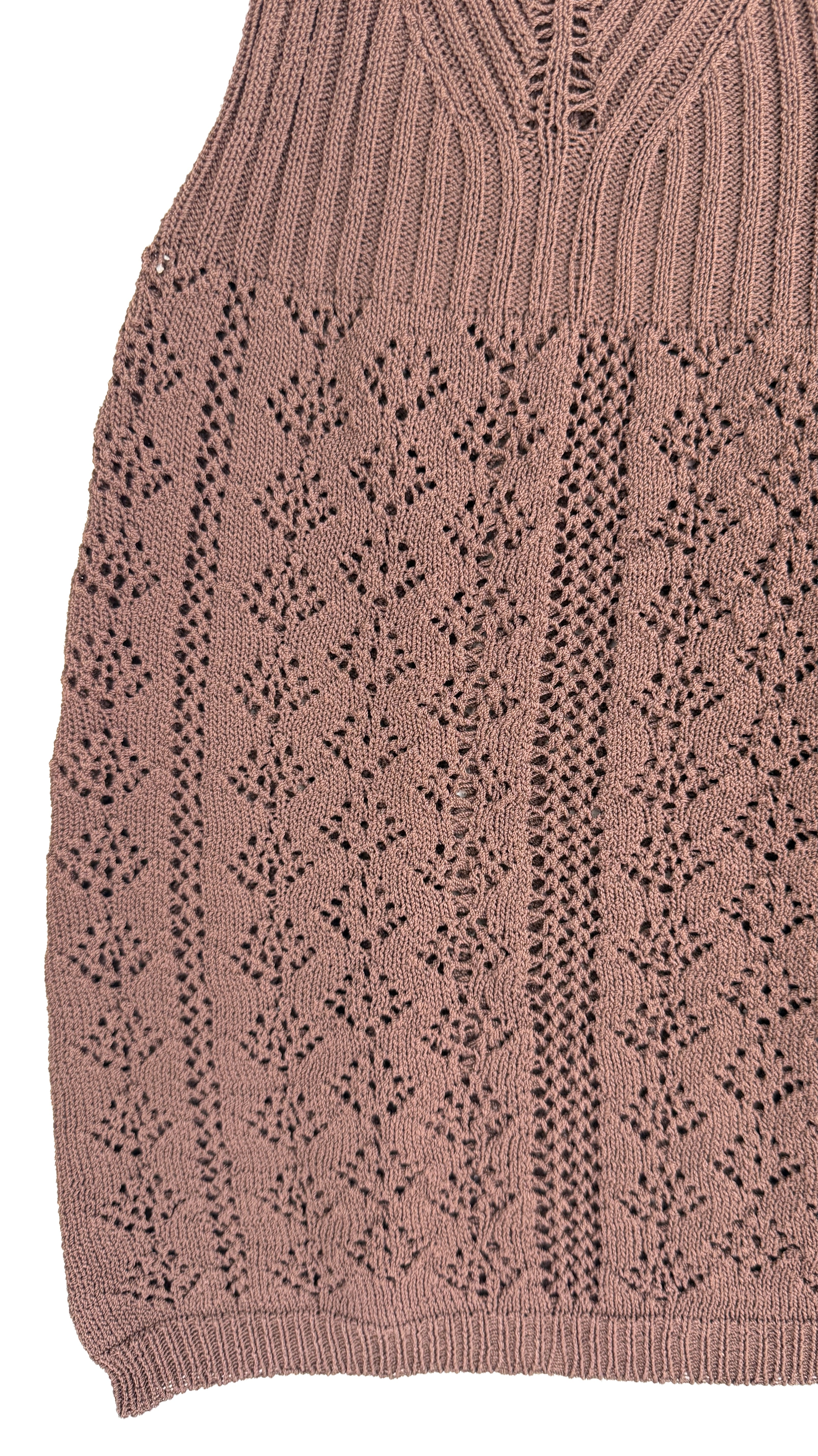 TOP IN VISCOSA ELASTICA TRAFORATO