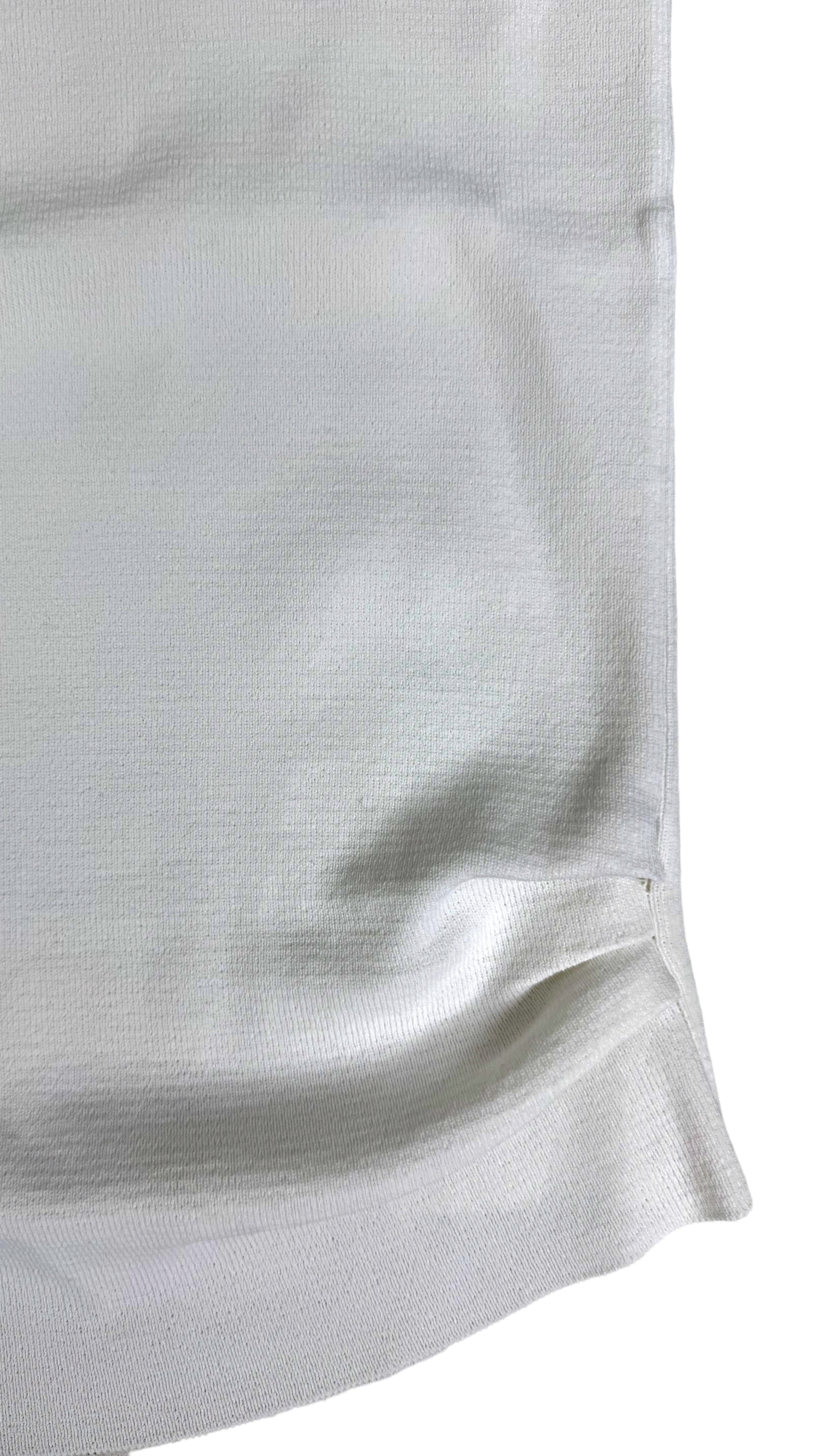 TOP MONOSPALLA IN FILATO VISCOSA ELASTICA