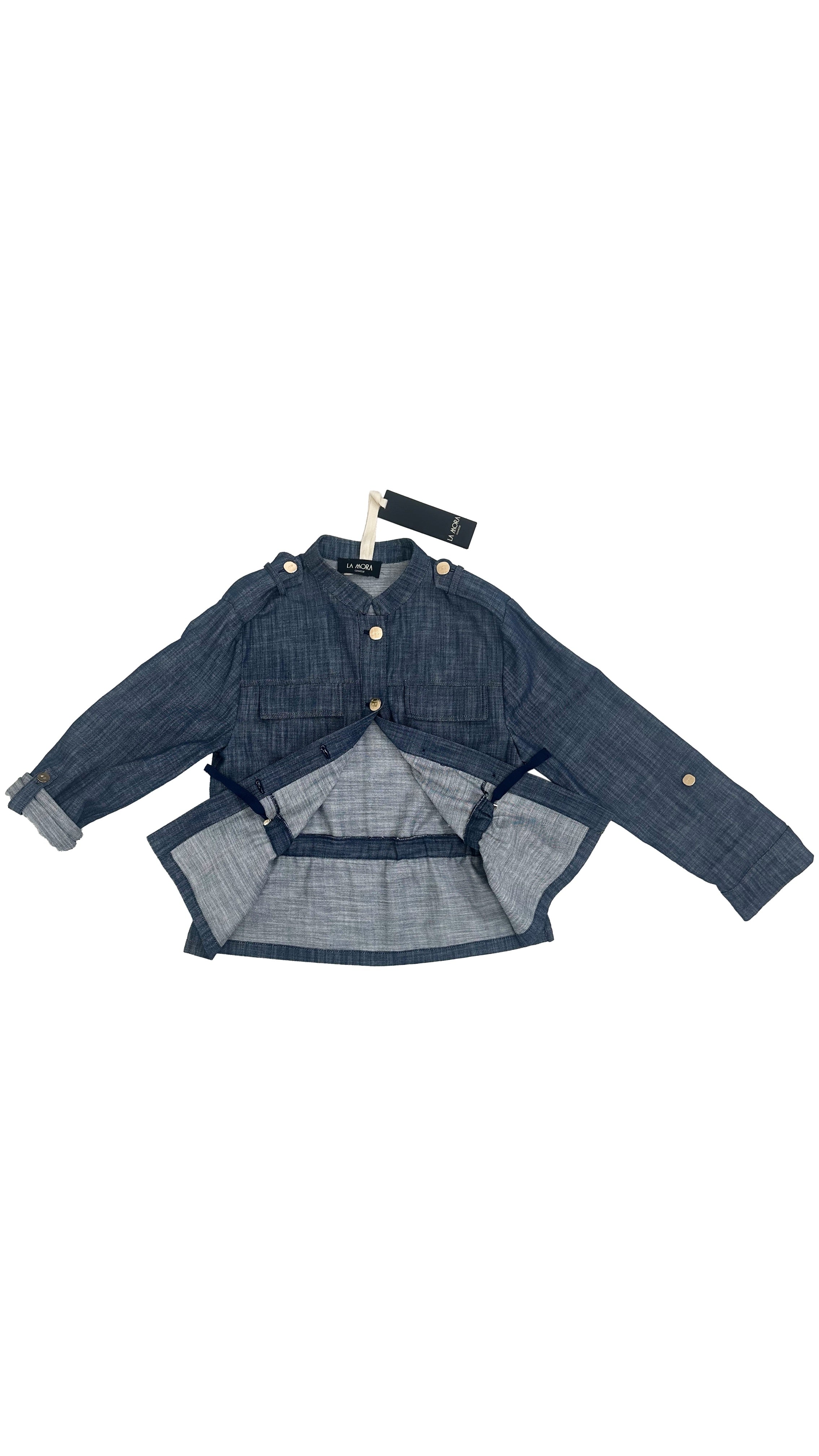 GIACCA CACCIATORA IN COTONE JEANS