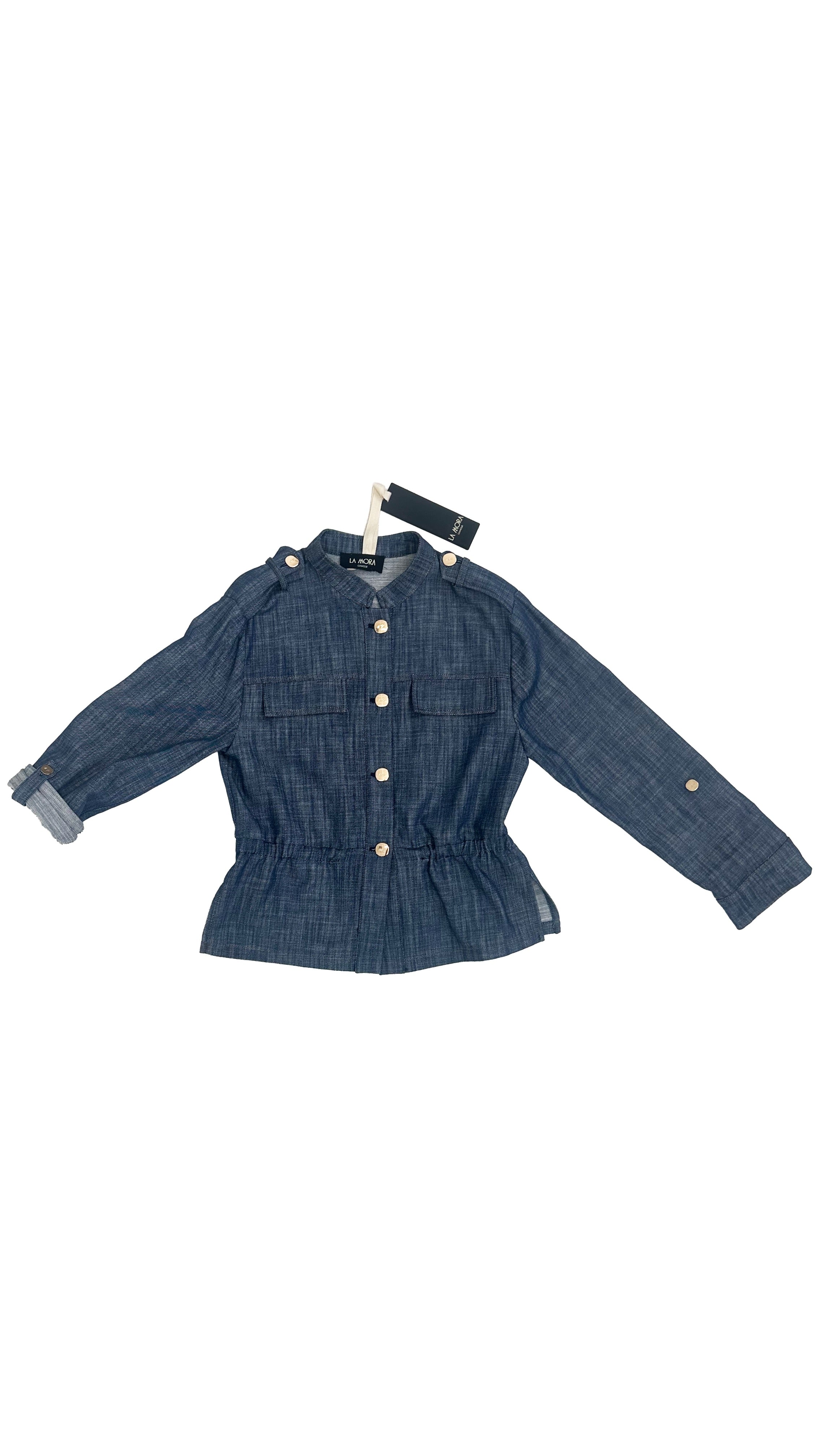 GIACCA CACCIATORA IN COTONE JEANS