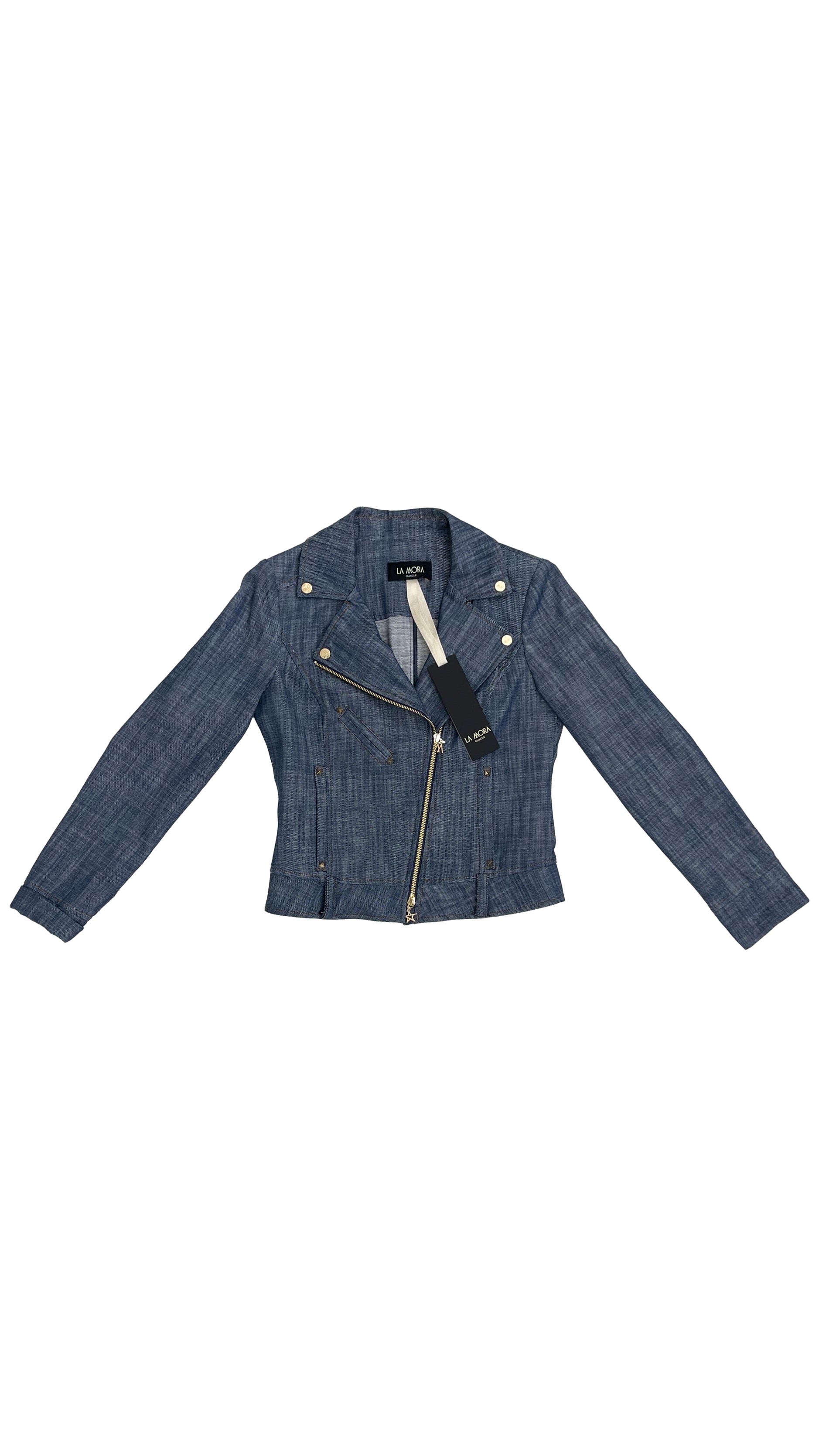 CHIODO IN COTONE JEANS