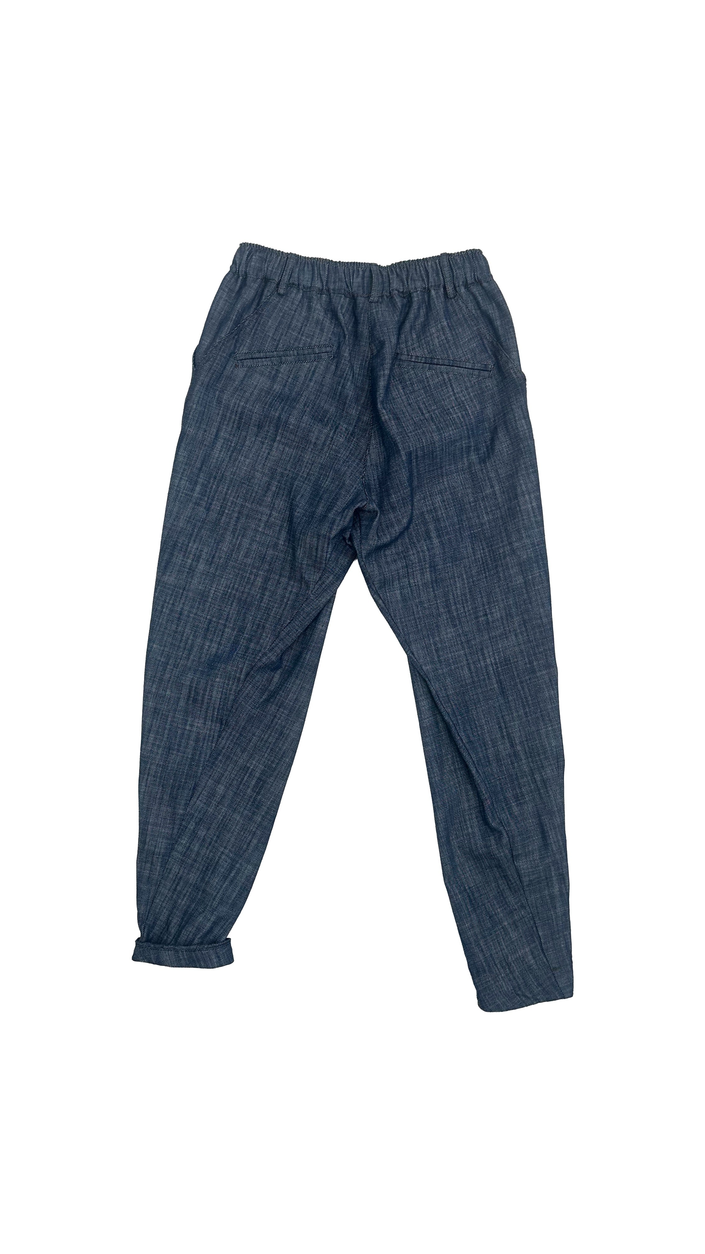 BAGGY CAVALLO BASSO IN COTONE JEANS