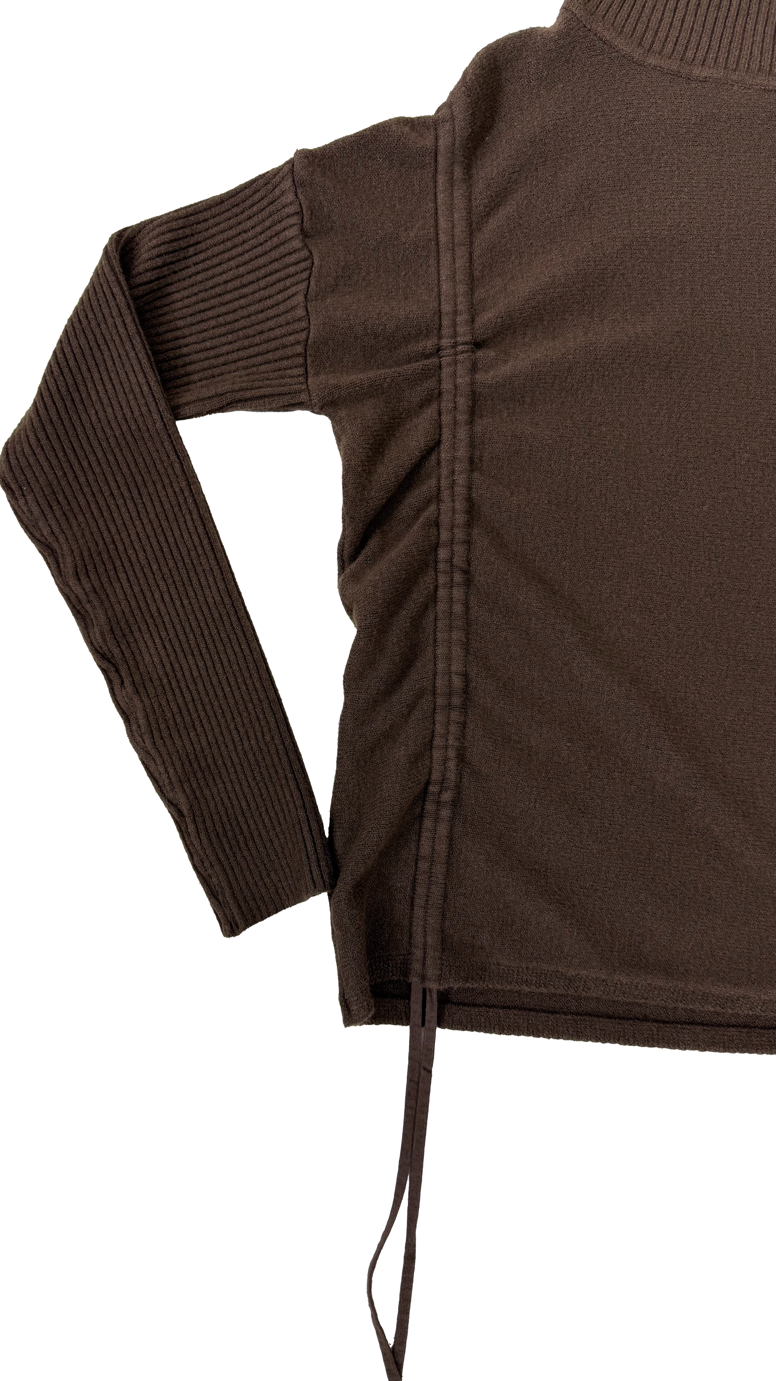 MAGLIA QUADRATA CON COULISSE IN CALDA VISCOSA