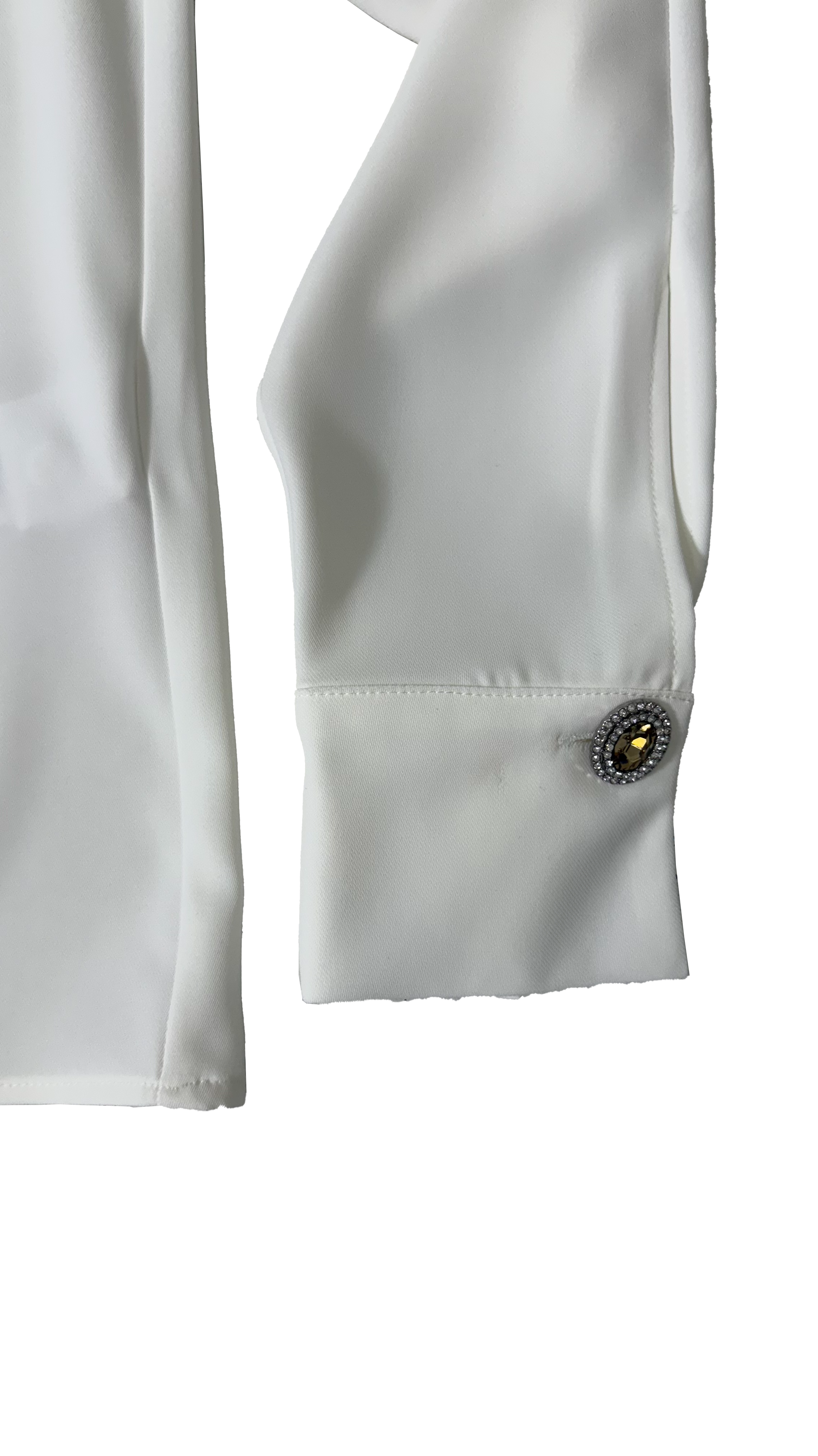 CAMICIA IN CADY FLUIDO COLLO ALTO CON ARRICCIO