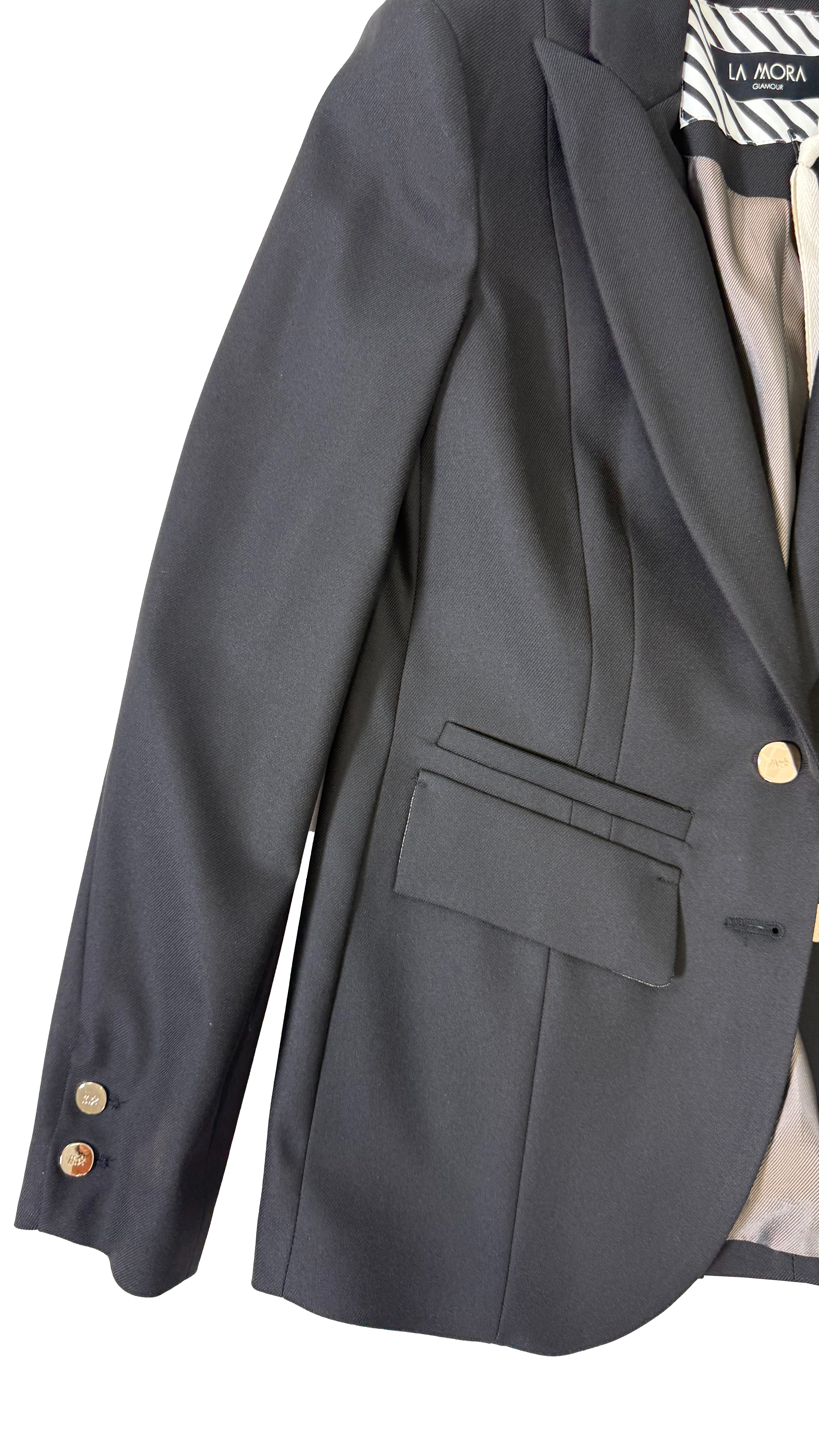 GIACCA BLAZER MONOPETTO IN FLANELLA CARDATA