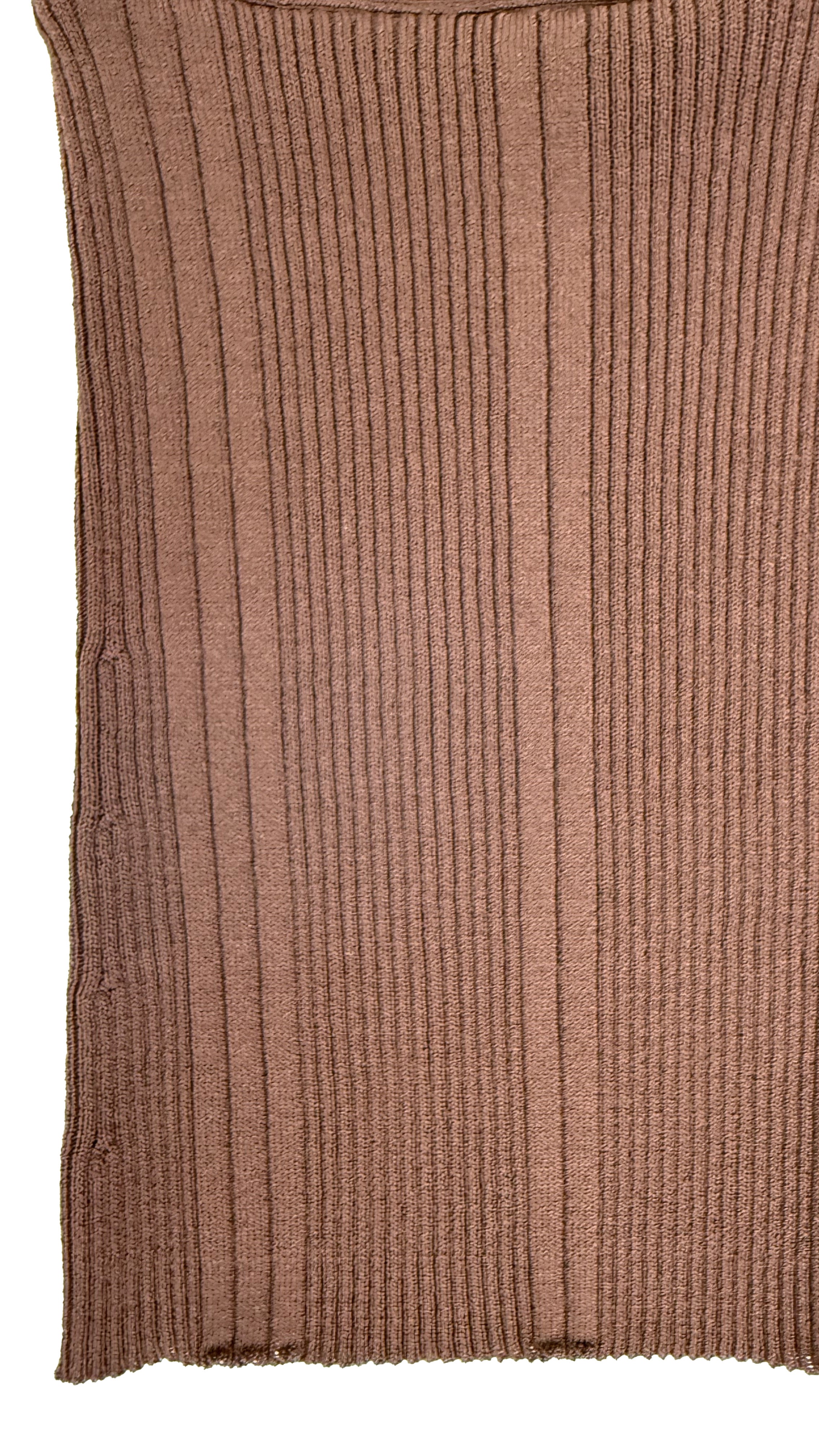 TOP COPPE CON NODO IN FILATO VISCOSA ELASTICA