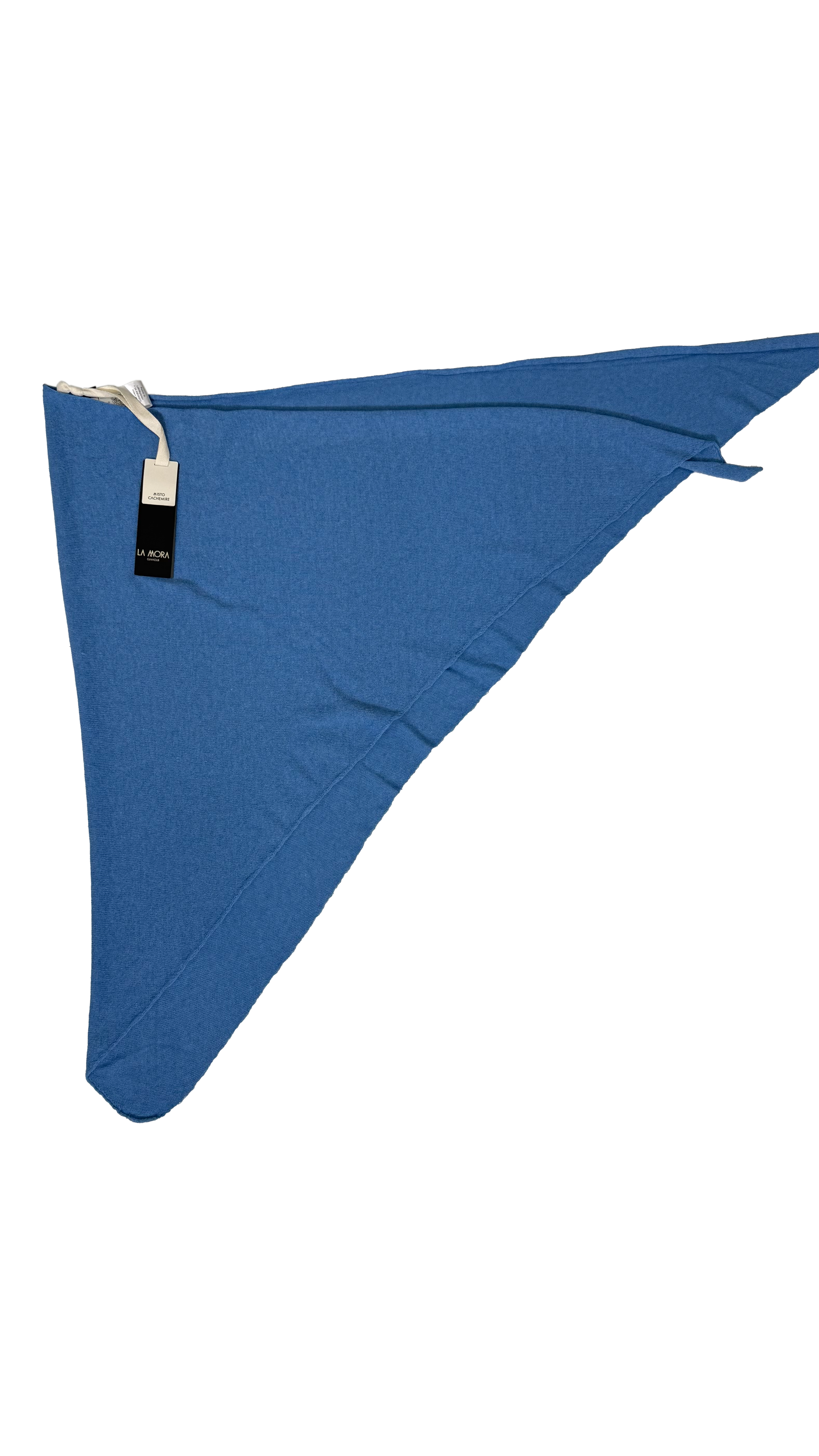 SCIARPA MANTELLA TRIANGOLARE IN MISTO CASHMERE