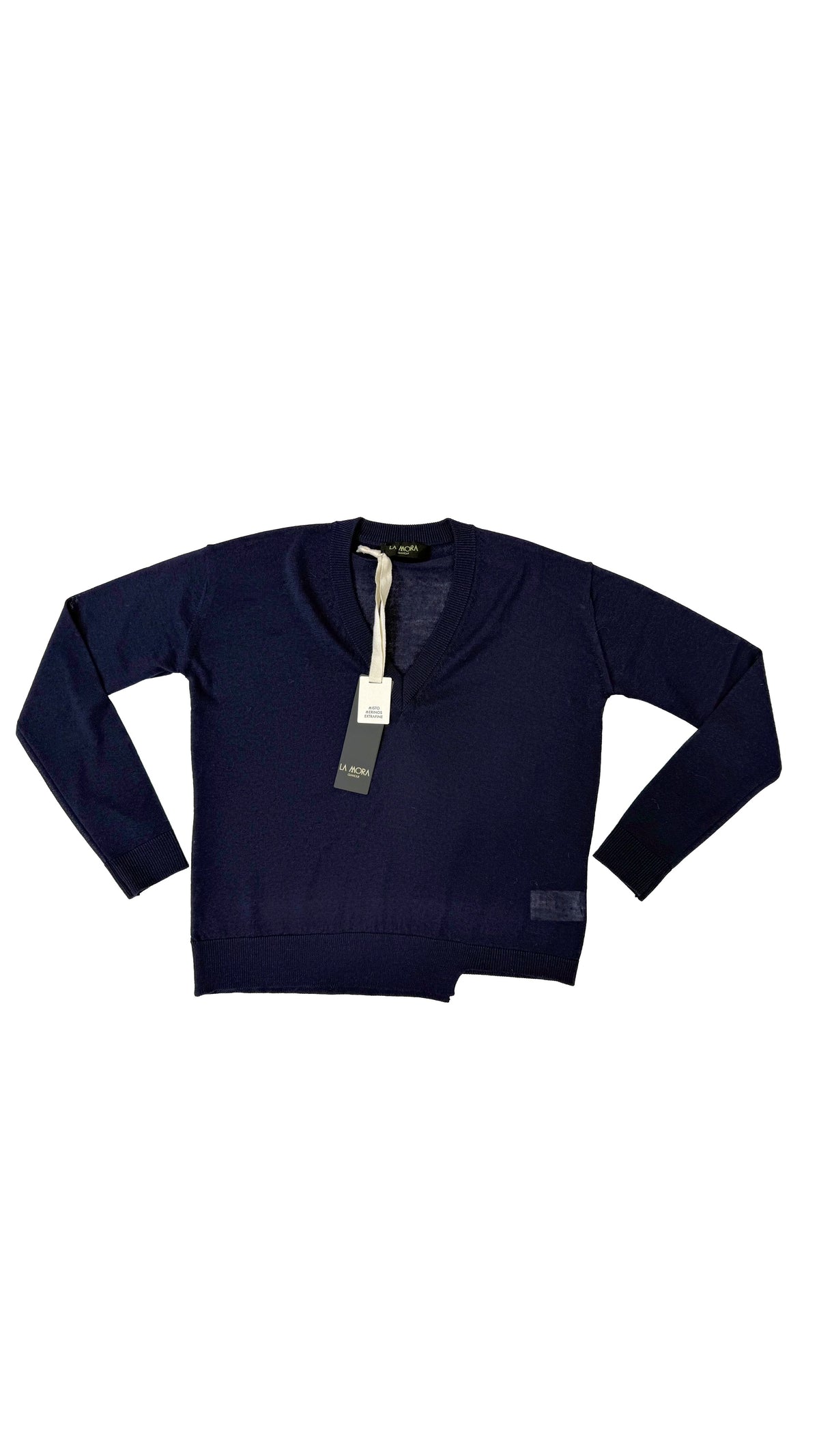 MAGLIA QUADRATA MERINOS SCOLLO A V