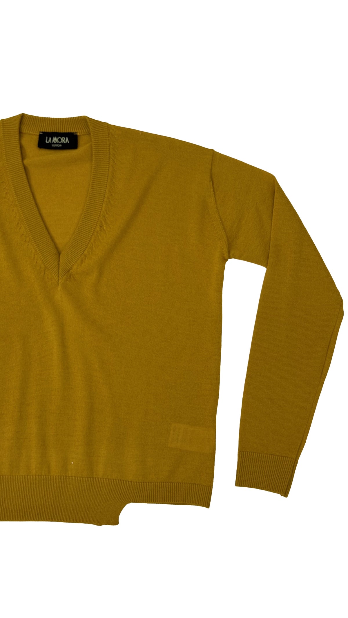 MAGLIA QUADRATA MERINOS SCOLLO A V