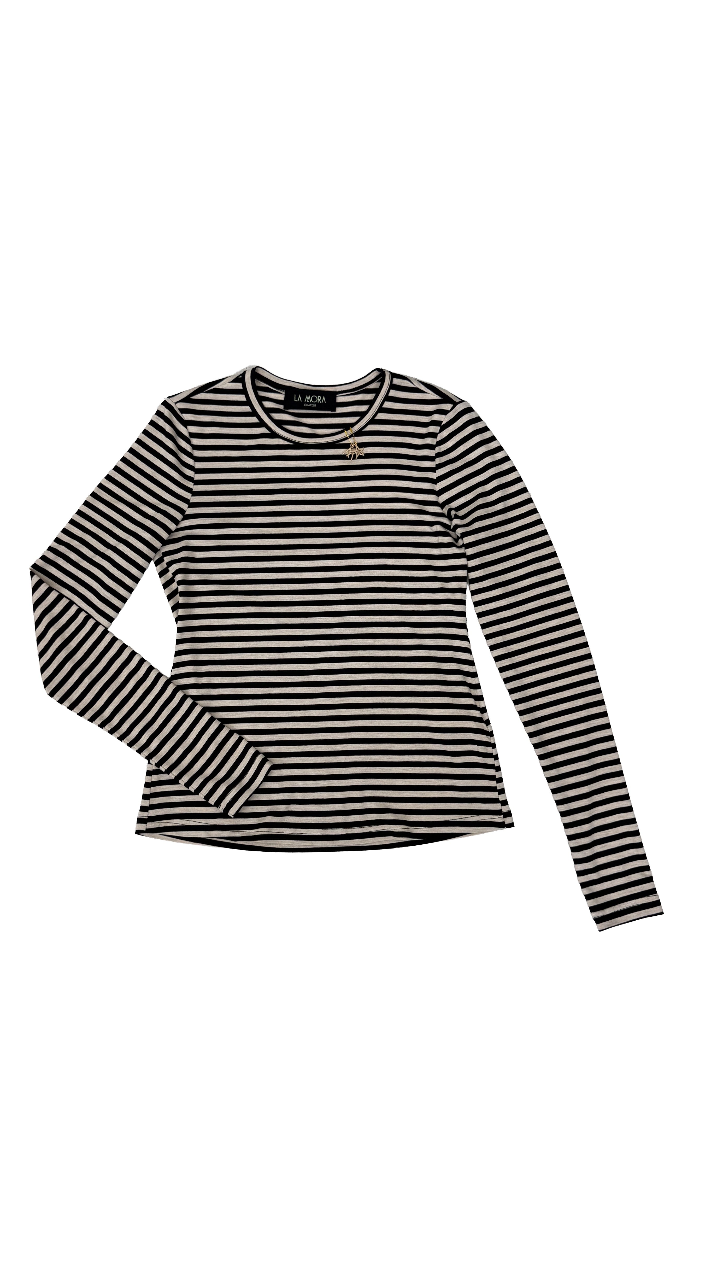 T-SHIRT SLIM GIROCOLLO RIGA VISCOSA