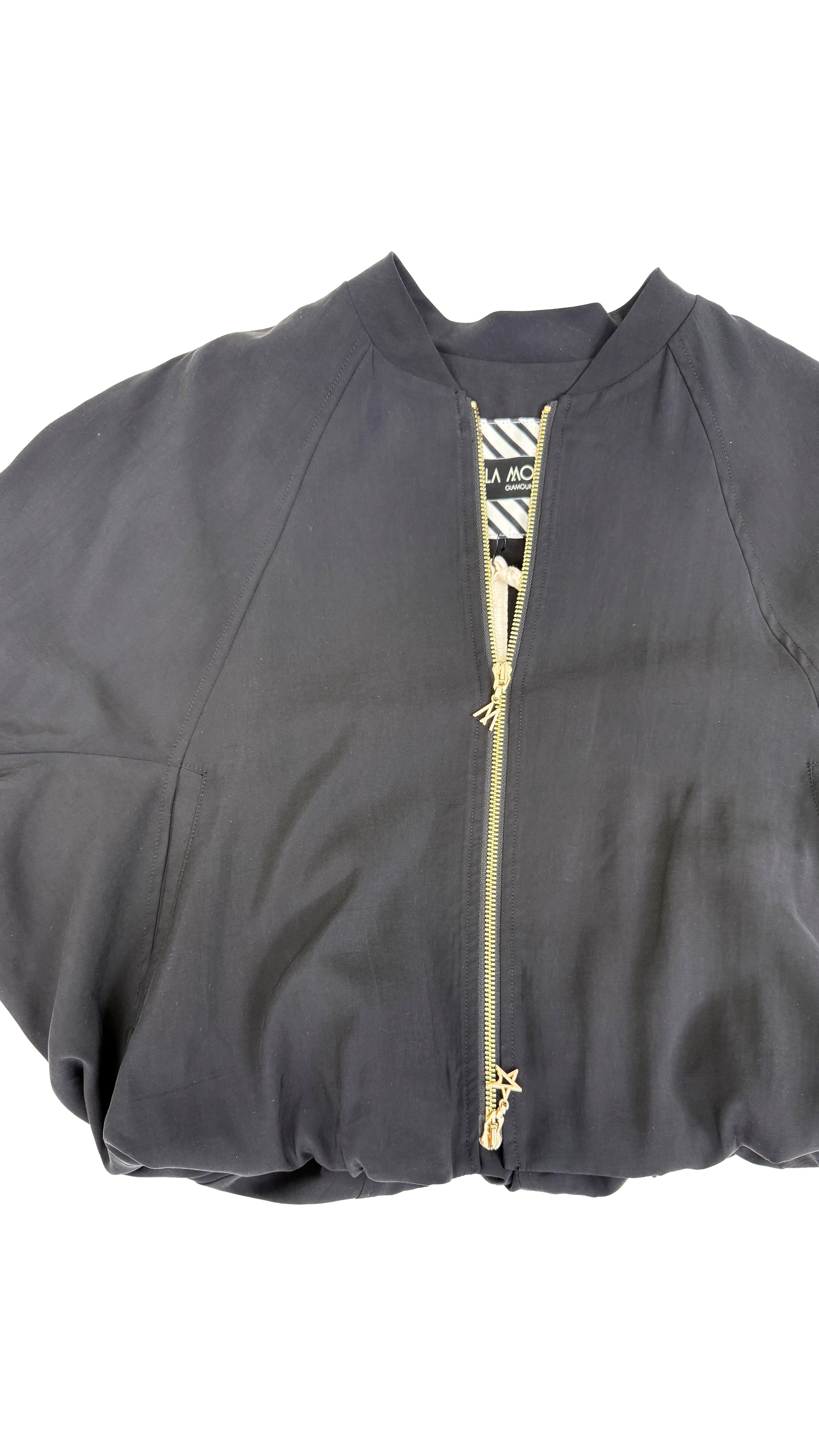 BOMBER LEGGERO ARRICCIO FONDO EFFETTO CUPRO