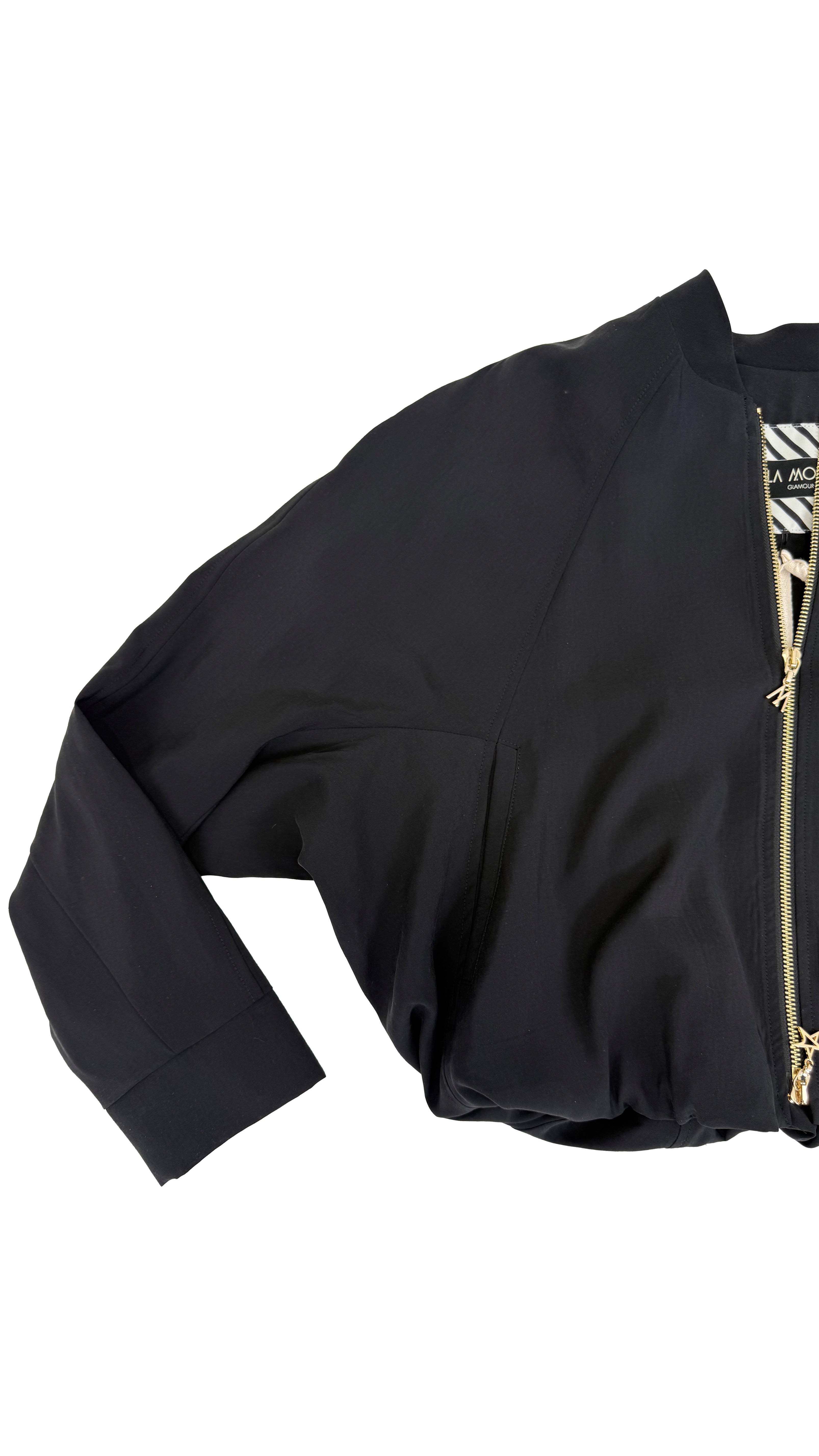 BOMBER LEGGERO ARRICCIO FONDO EFFETTO CUPRO