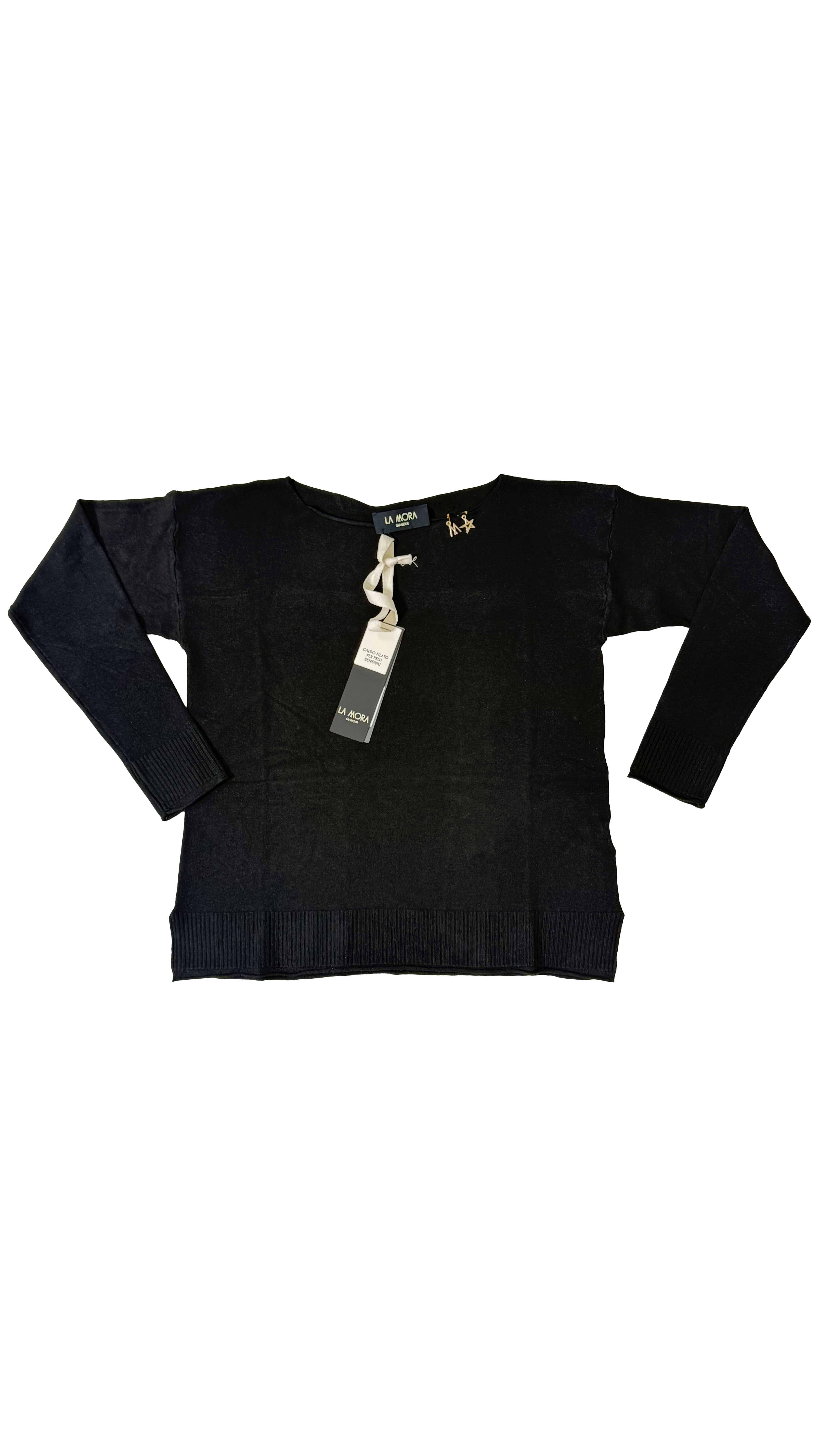 MAGLIA QUADRATA BASIC IN CALDA VISCOSA