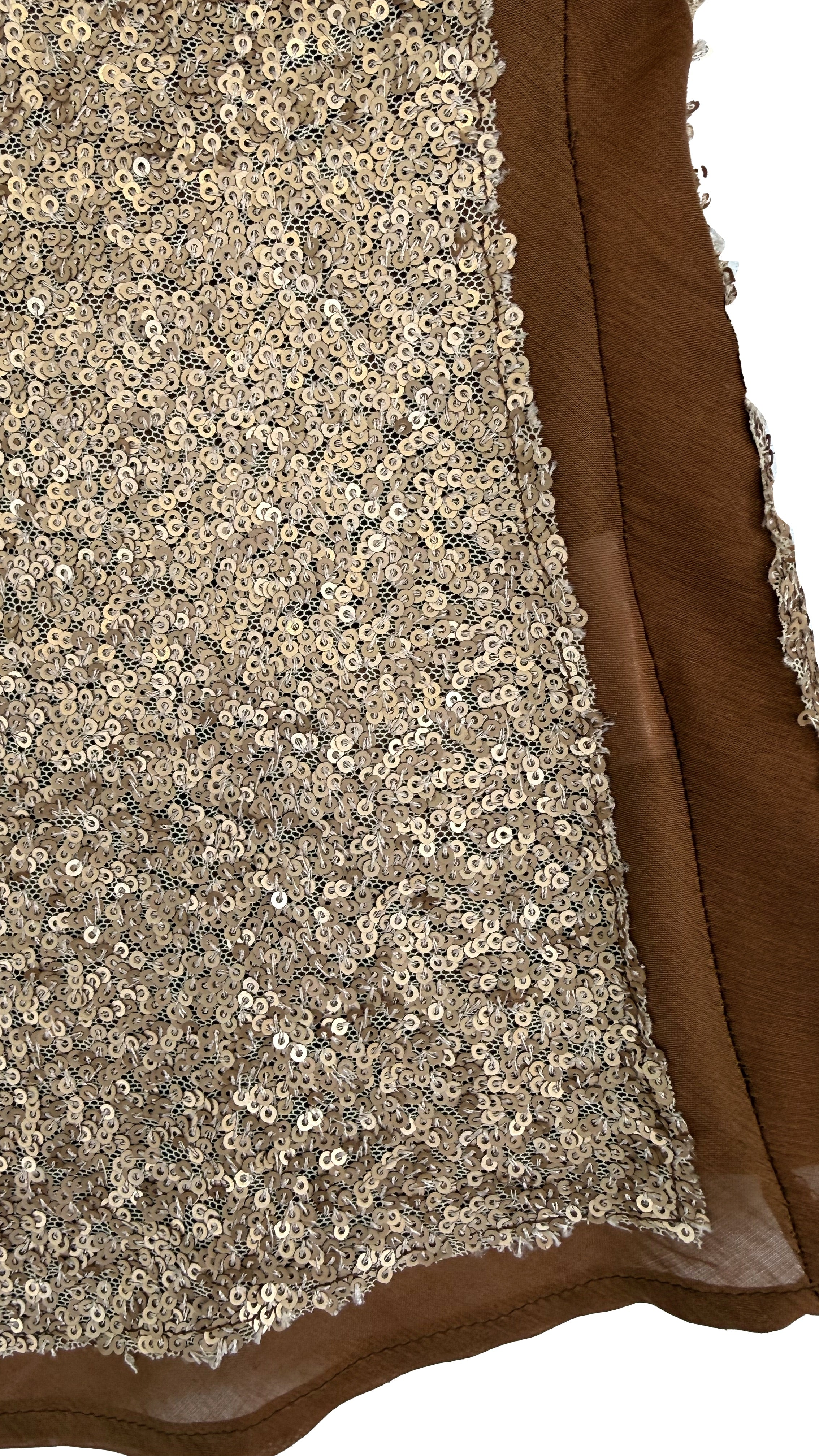 TOP PAILLETTES E MUSSOLA
