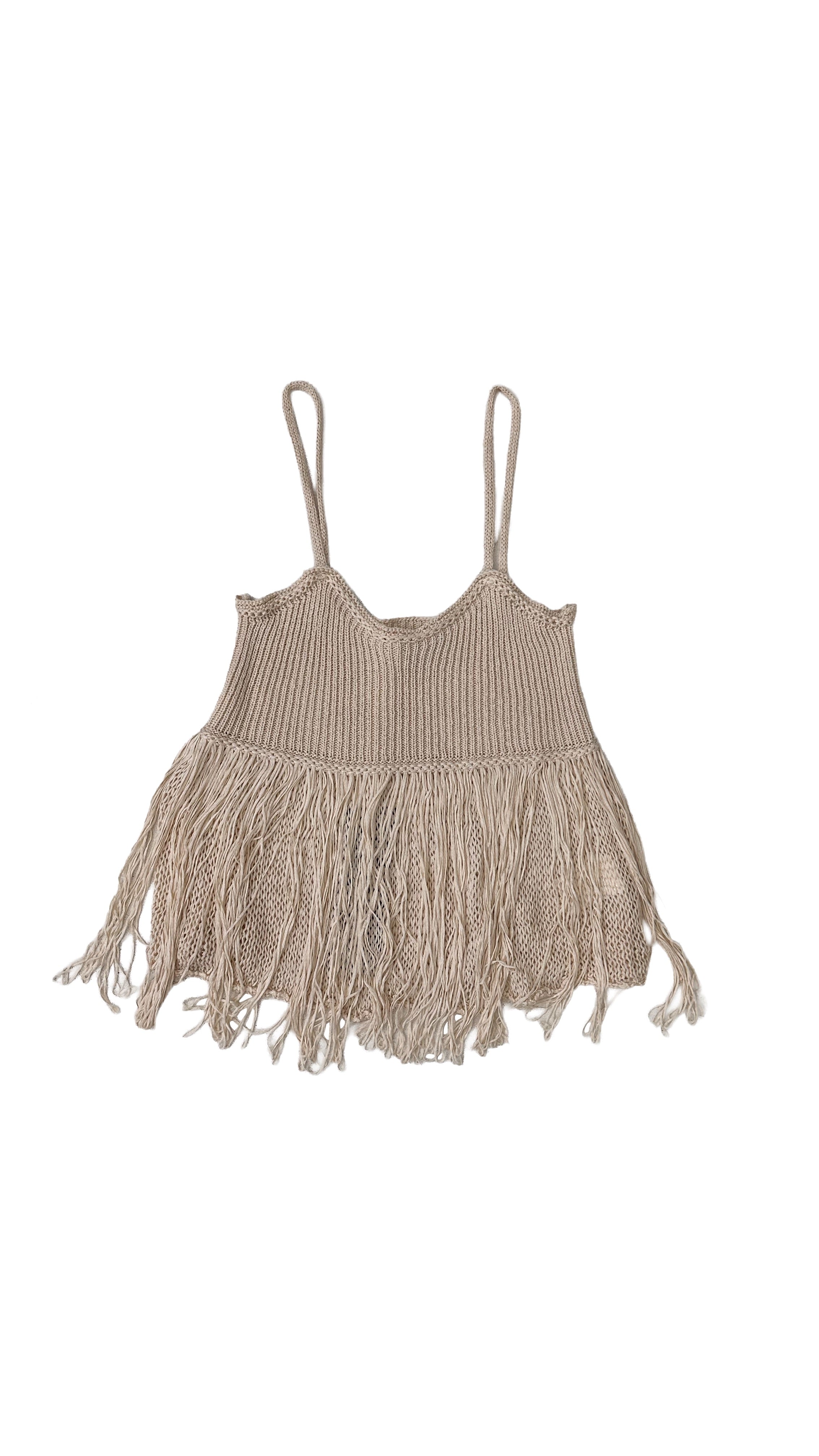 TOP IN FETTUCCIA CON FRANGE